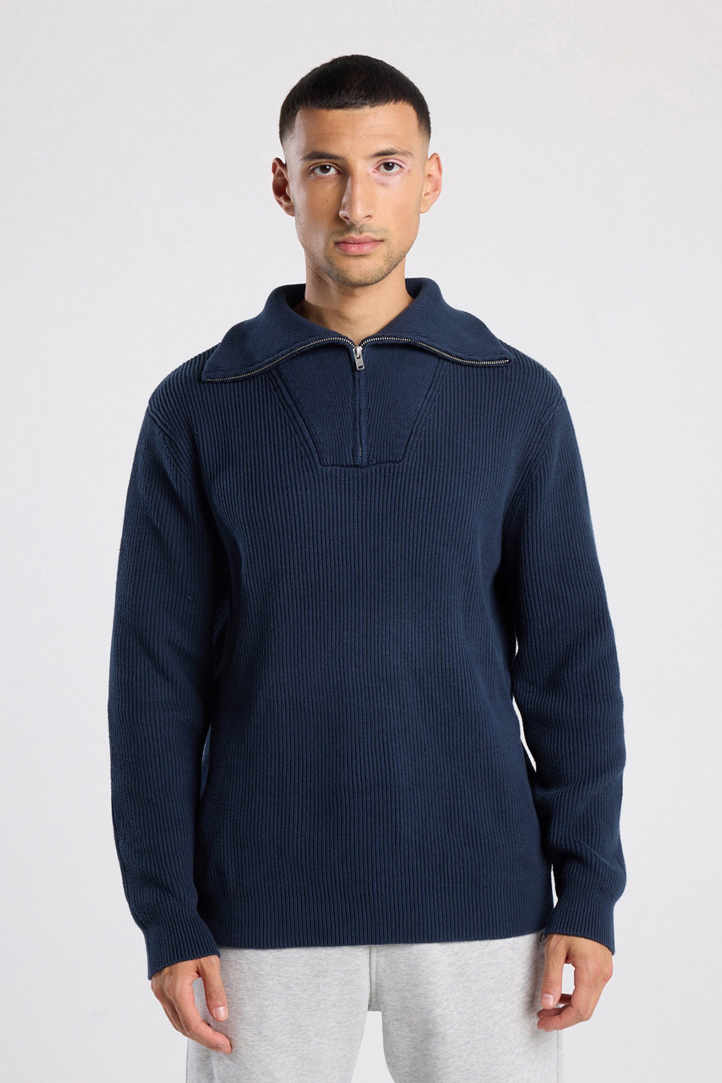 KENT HALFZIP DARK BLUE 1