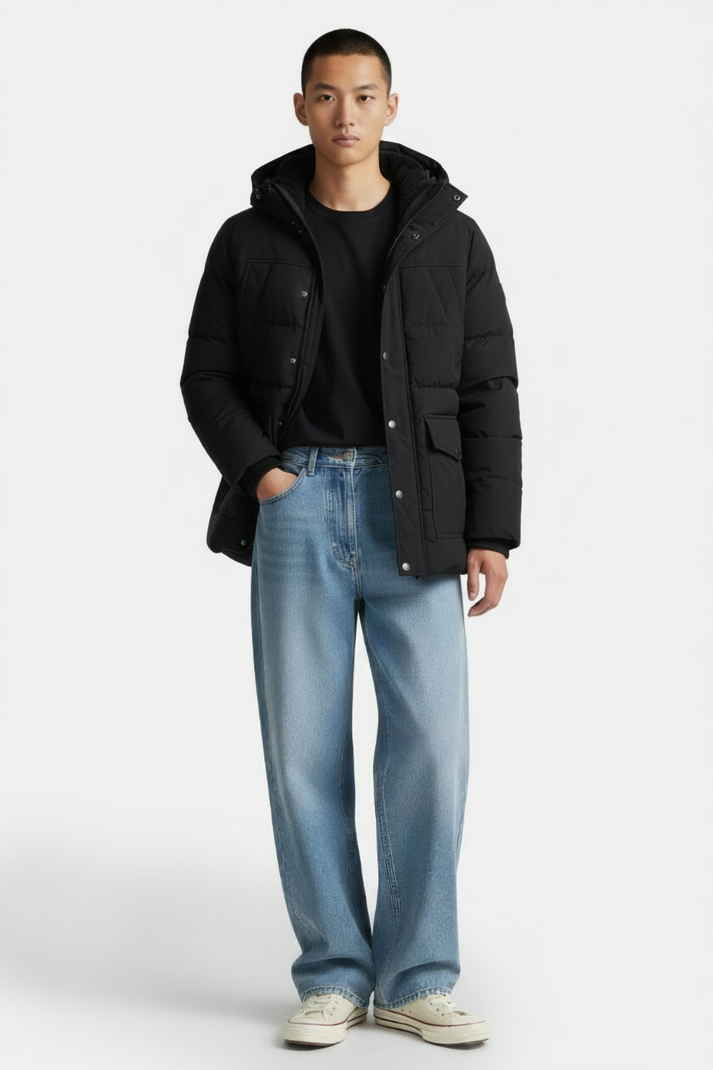 ROCKIE UTILITY PARKA BLACK 1
