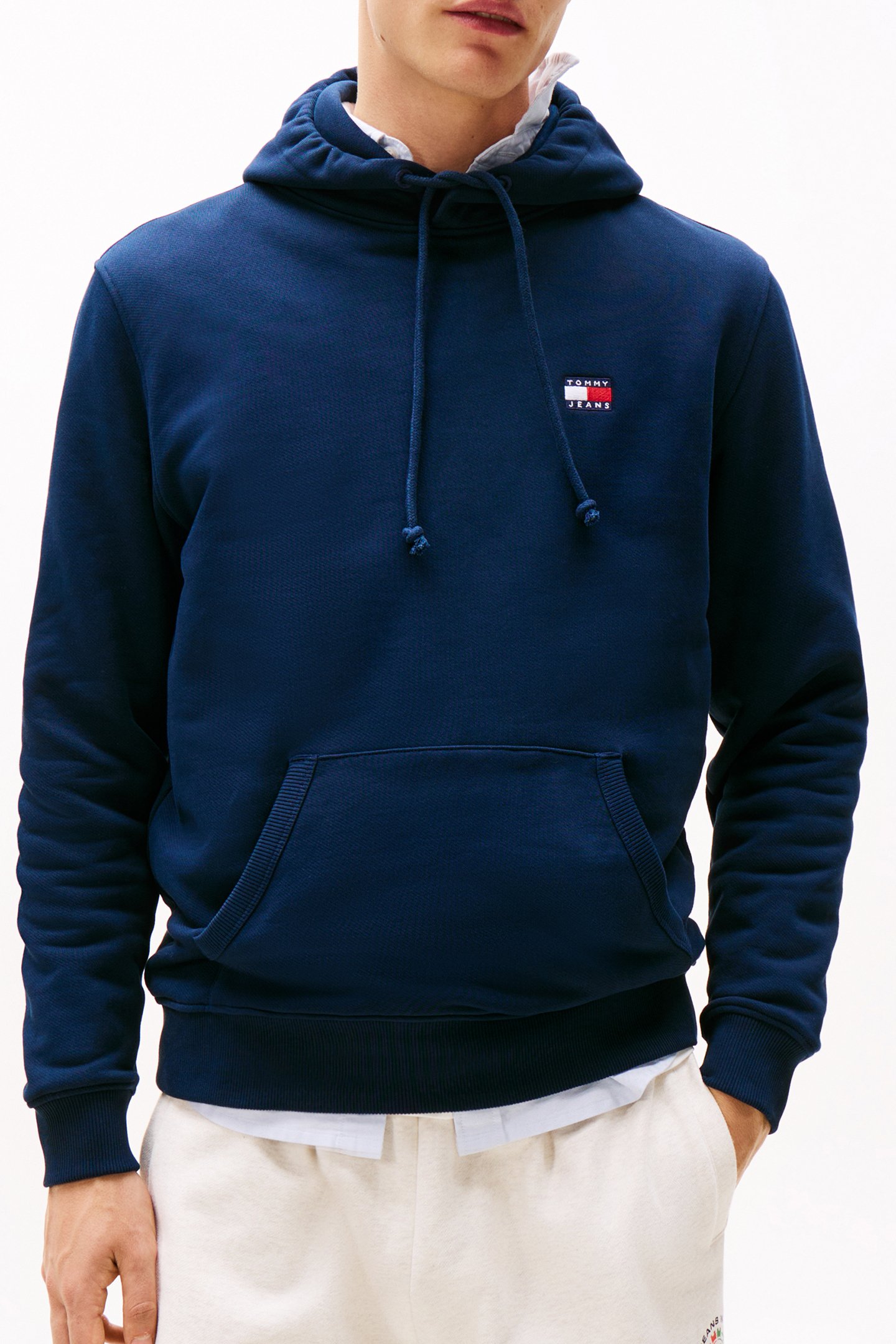 REGULAR BADGE HOODIE DARK NIGHT NAVY 1