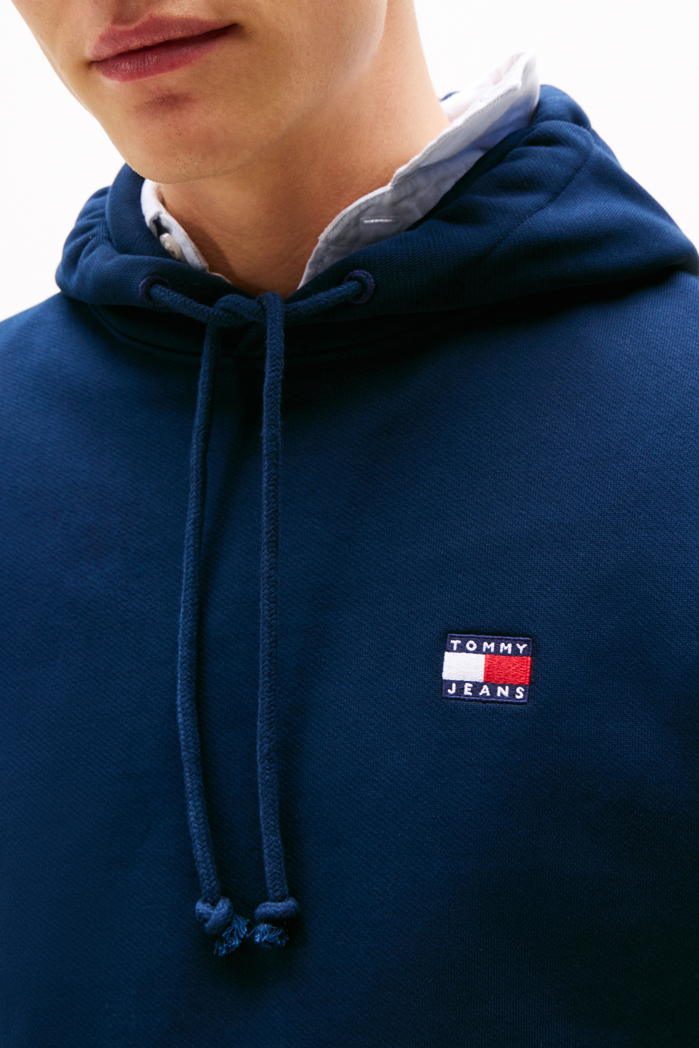 REGULAR BADGE HOODIE DARK NIGHT NAVY 6