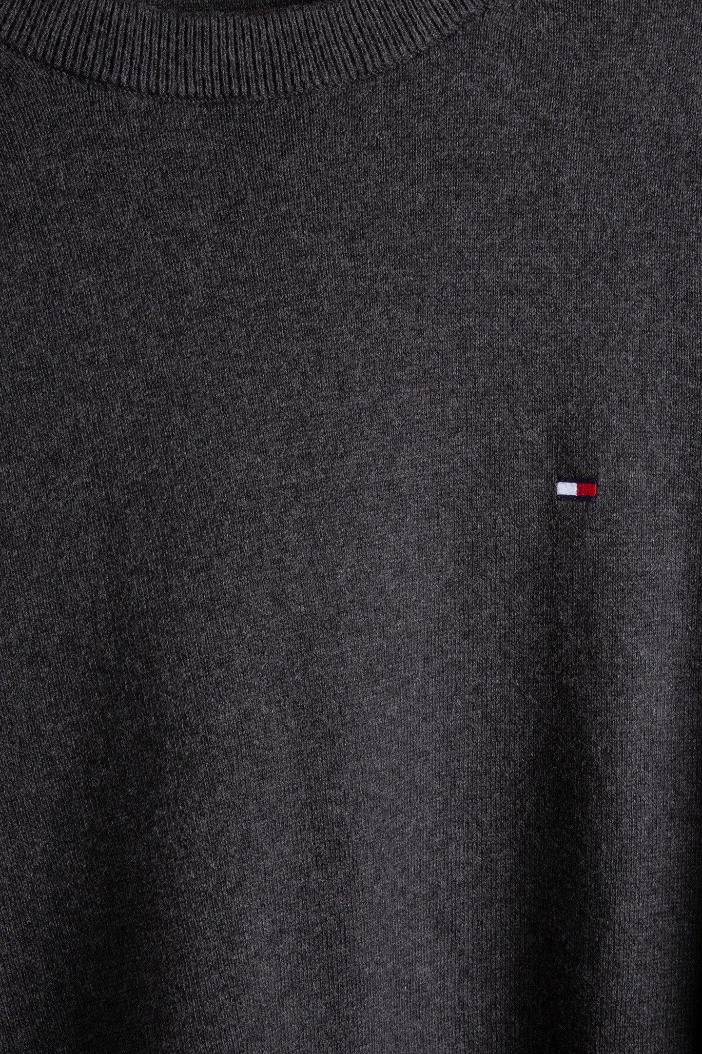 PIMA ORGANIC COTTON CASHMERE JUMPER DARK GREY HEATHER 4