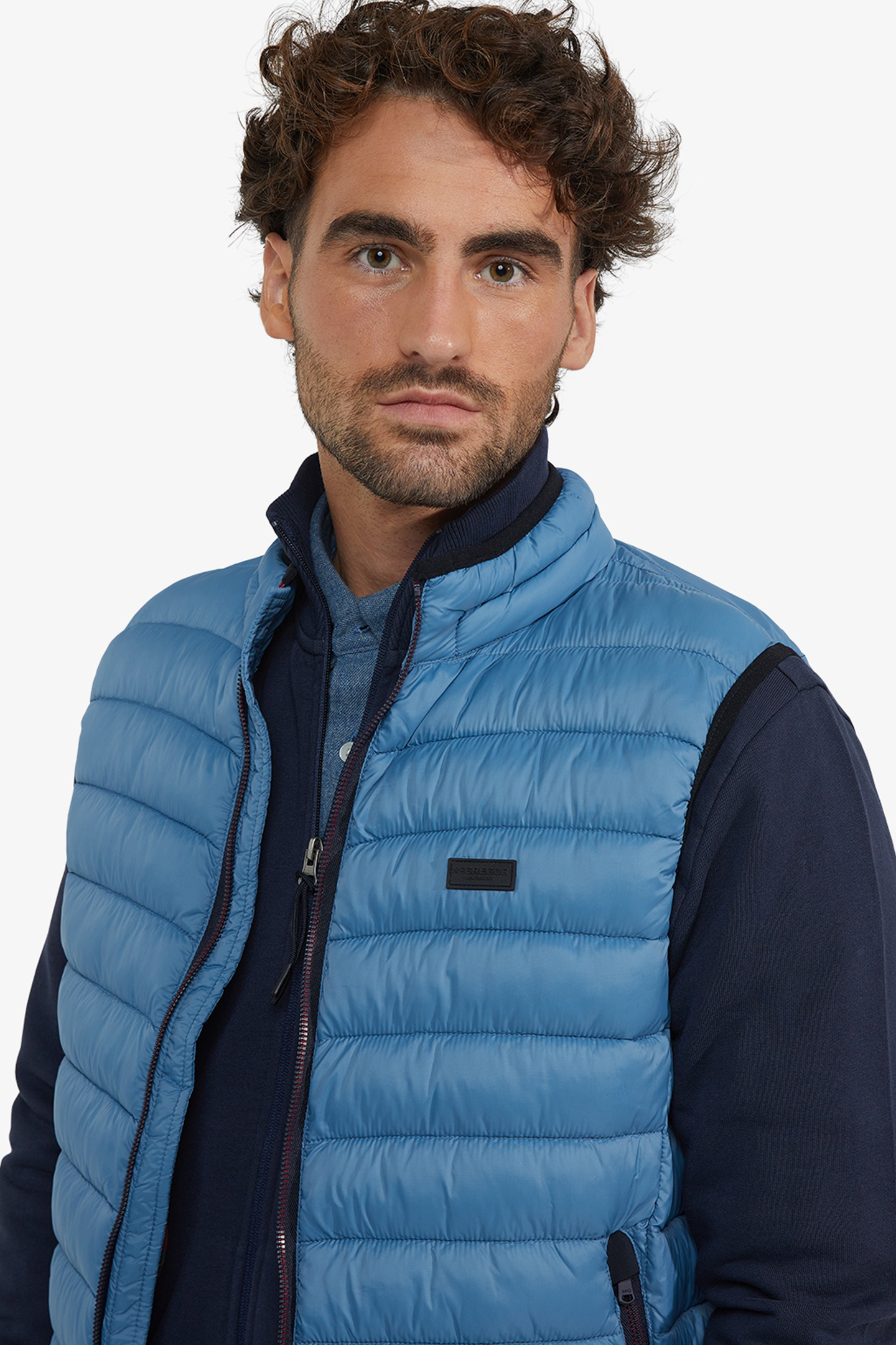 LIGHT WEIGHT BODYWARMER WORKER BLUE 4