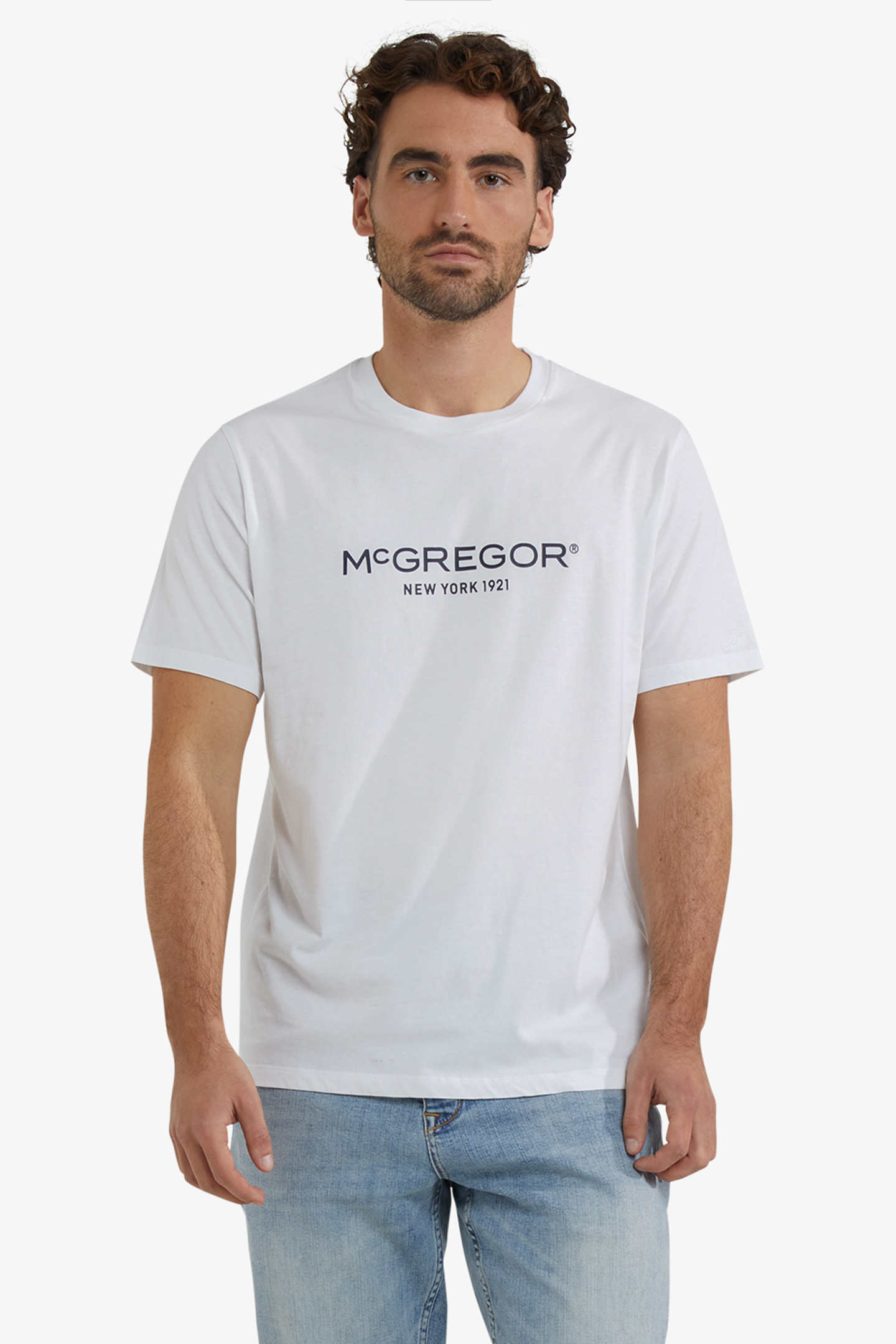ESSENTIAL LOGO TEE WHITE 1
