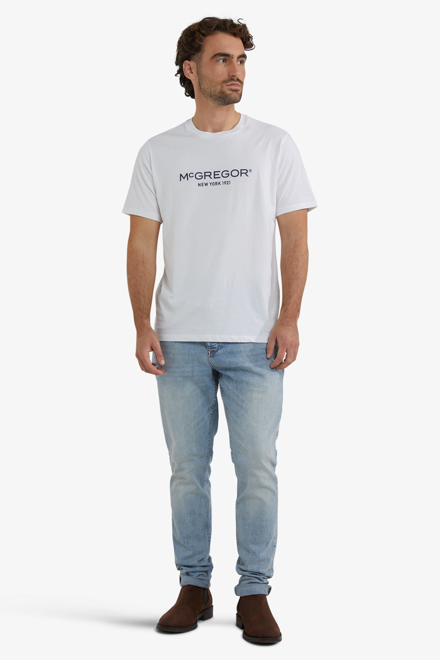 ESSENTIAL LOGO TEE WHITE 2