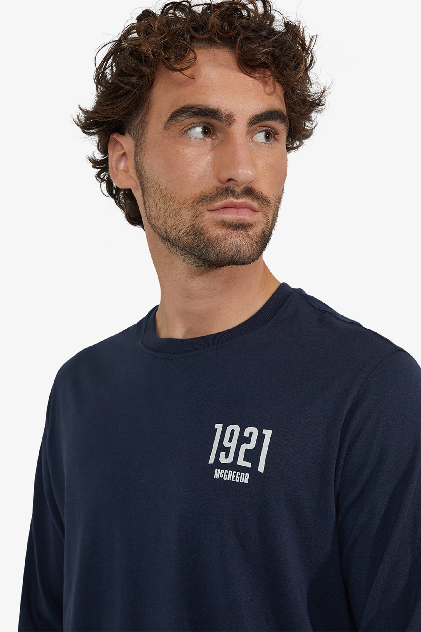 GRAPHIC T-SHIRT LONG SLEEVE NAVY 4