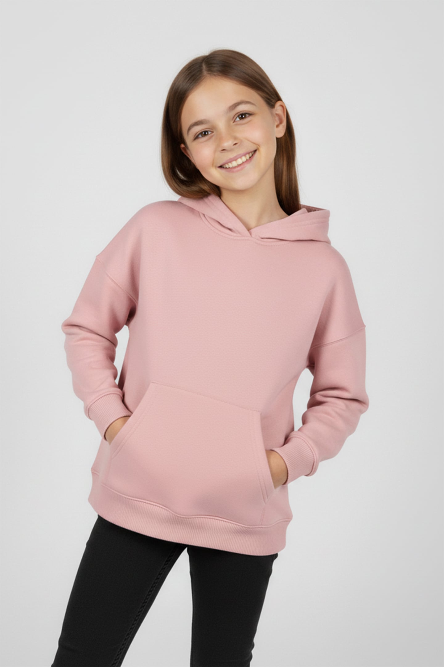 KIDS ORLA SW HOOD OVERS FOR GIRLS BERRY 1