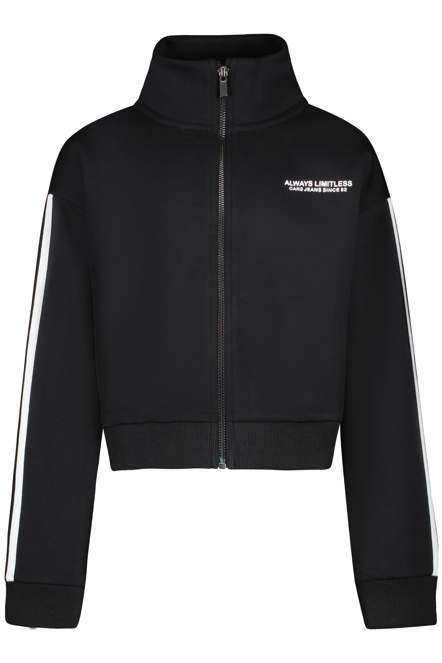 KIDS RIYELLE ZIP VEST FOR GIRLS BLACK 1