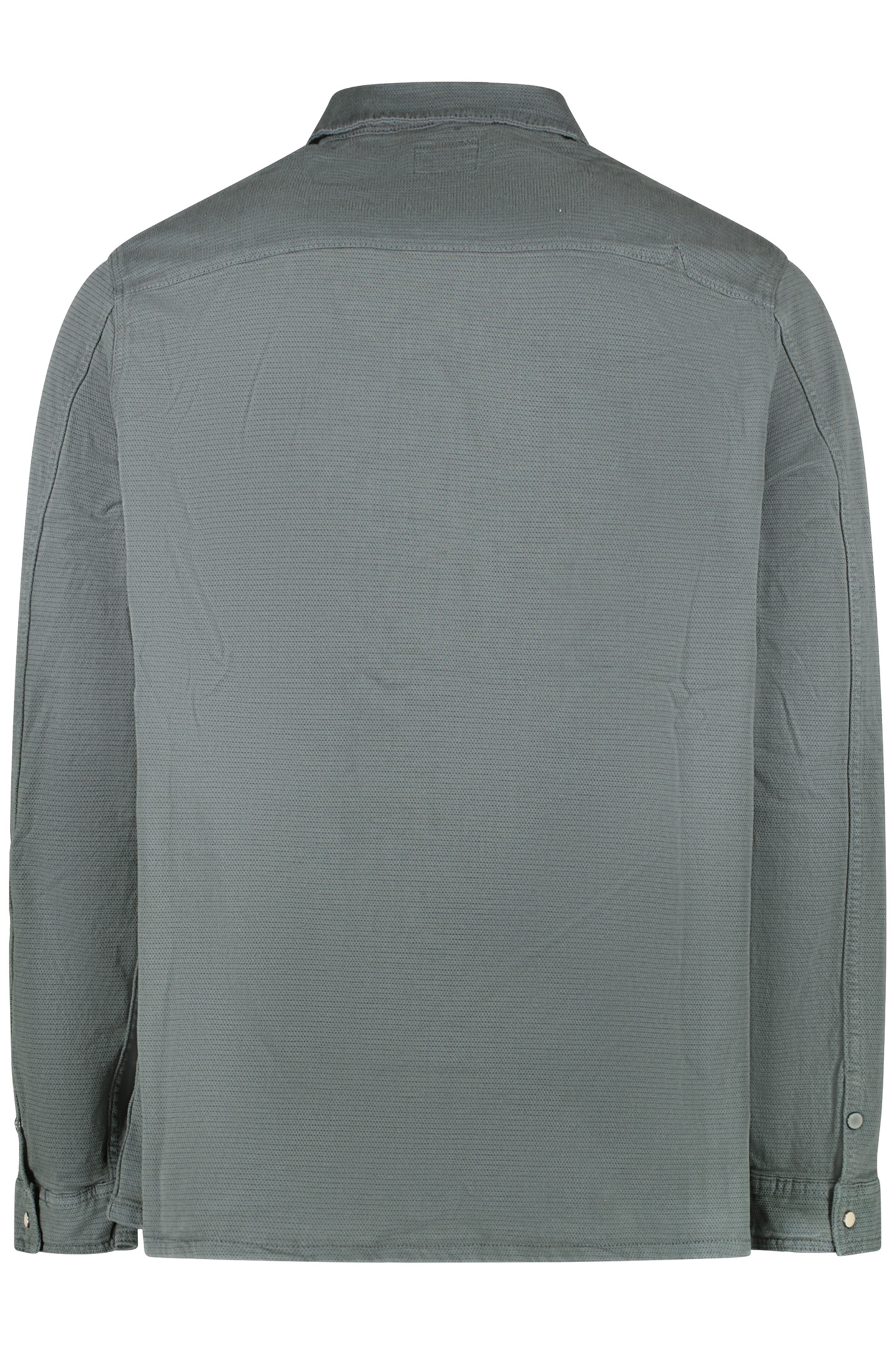 RONZO SHIRT ZIP TWILL GMD MOSS 2