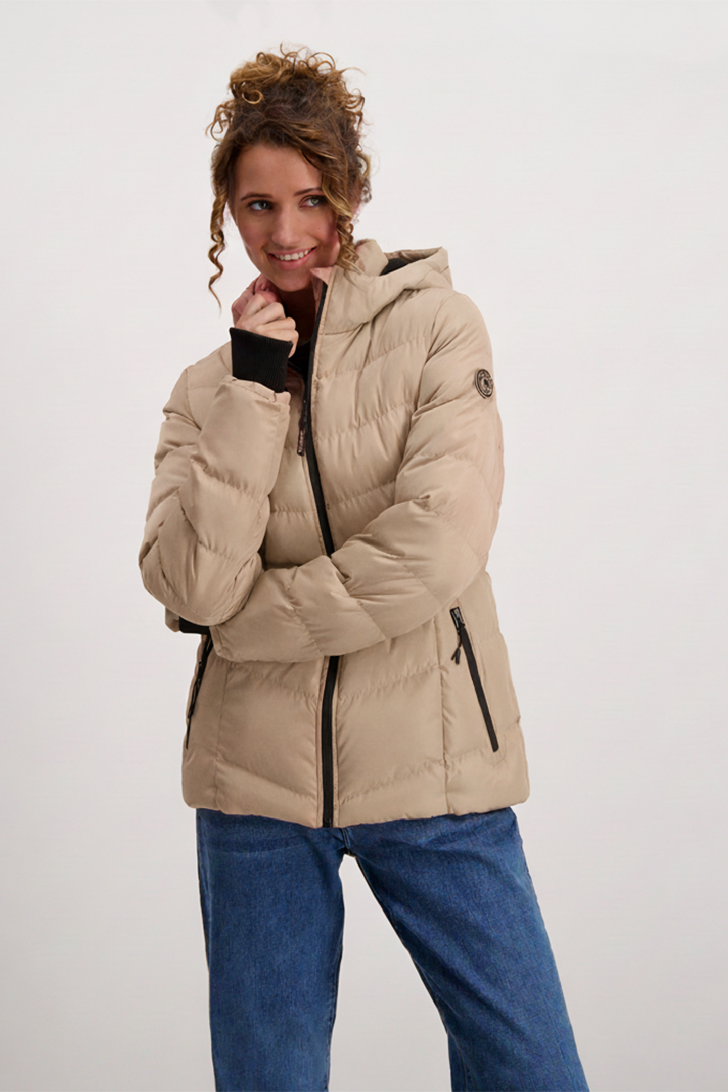 CASSY POLYESTER TAUPE 1