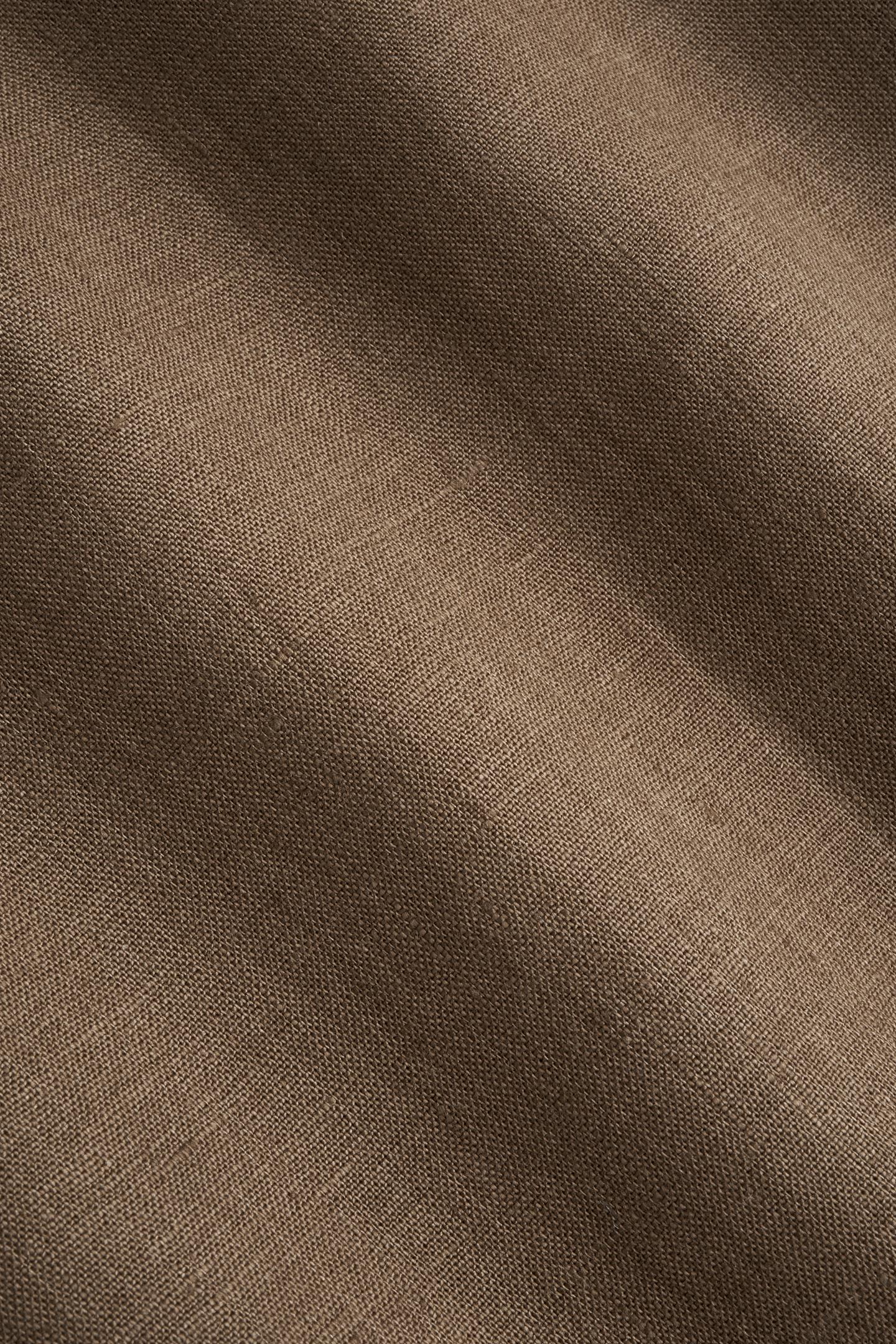 PURE LINEN TABACCO DARK BROWN 8