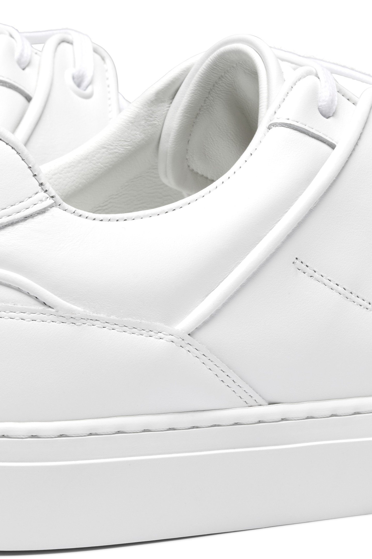 LEATHER-SNEAKER-WHITE WHITE 9