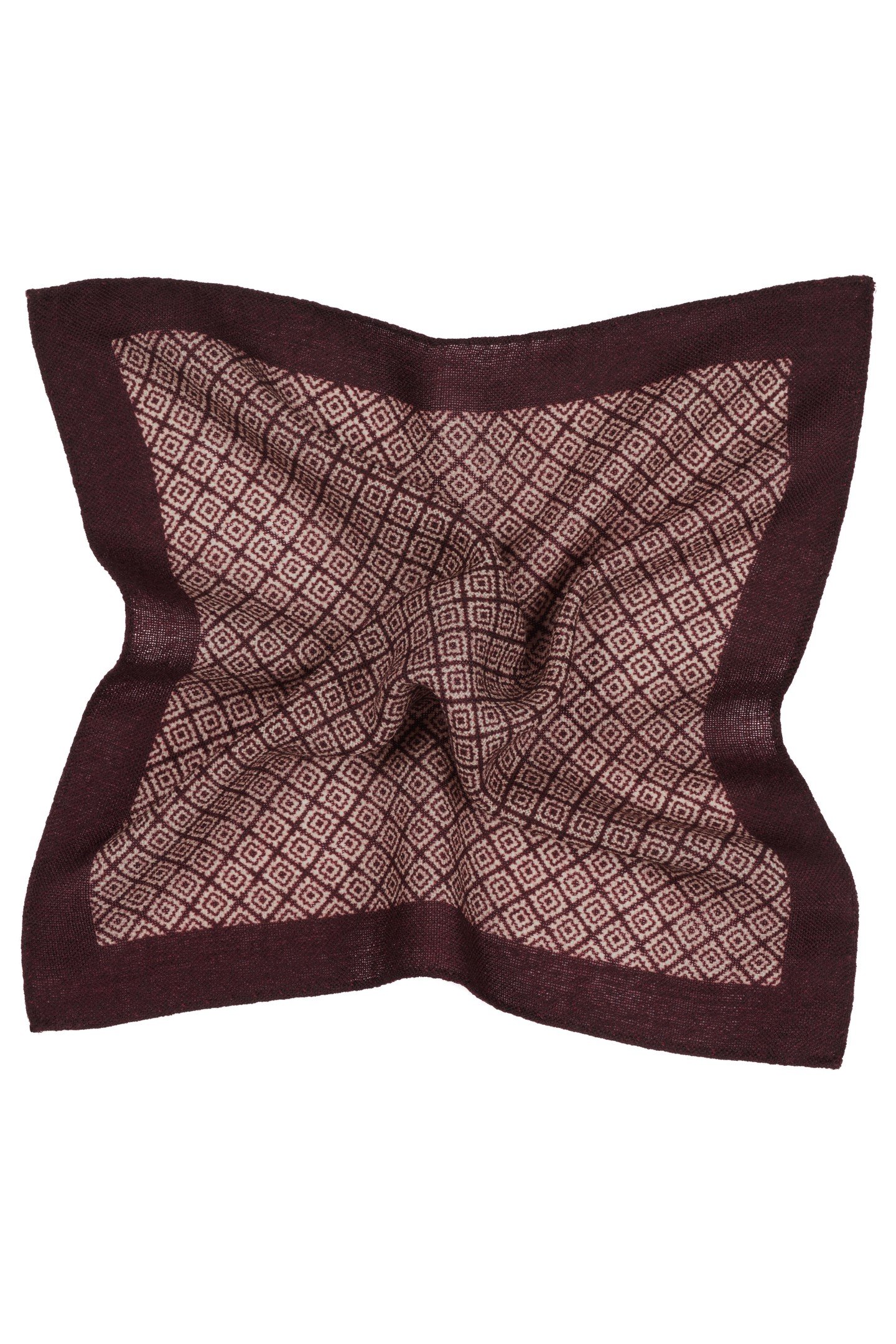 POCHET-BURGUNDY-GEOMETRIC BURGUNDY 1