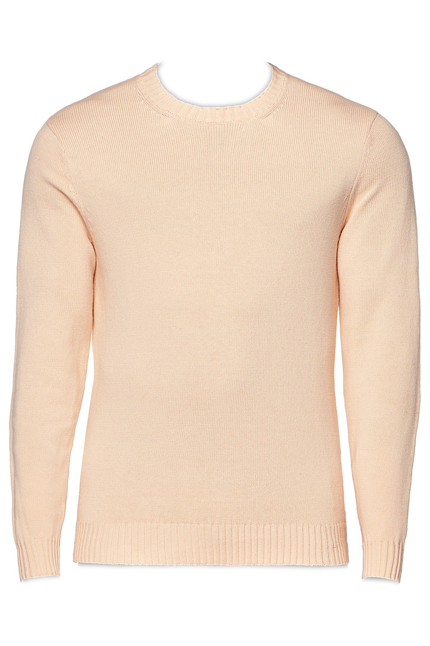 LS COTTON CREW PEACH LIGHT PINK 5