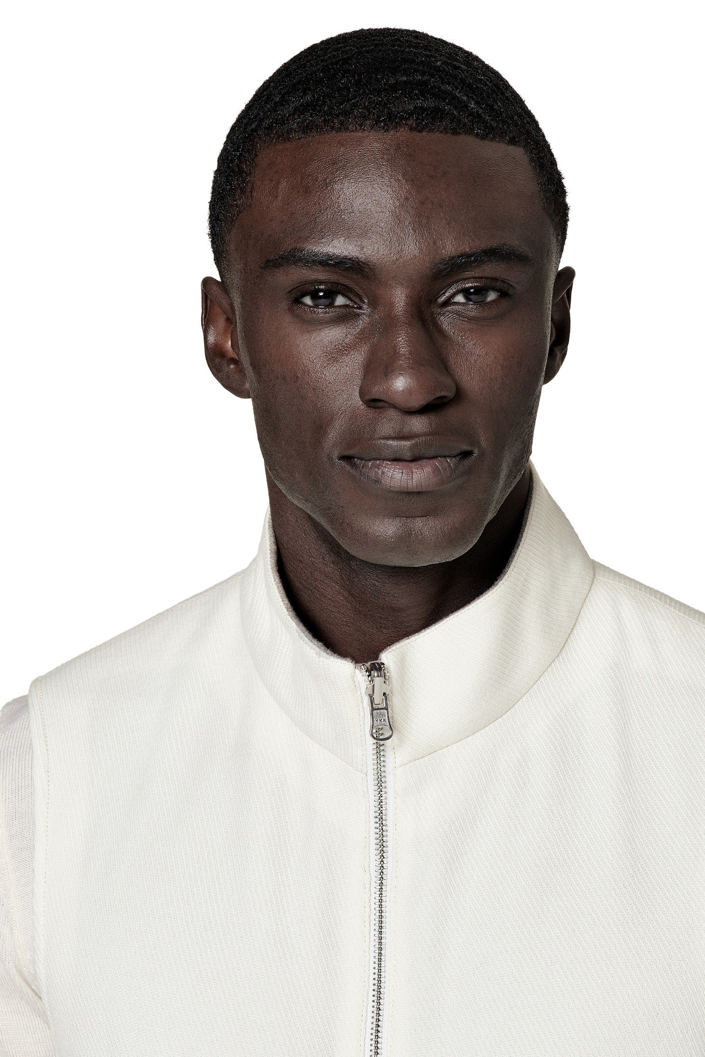 ZIPVEST-TAUPE TAUPE & OFF-WHITE 10