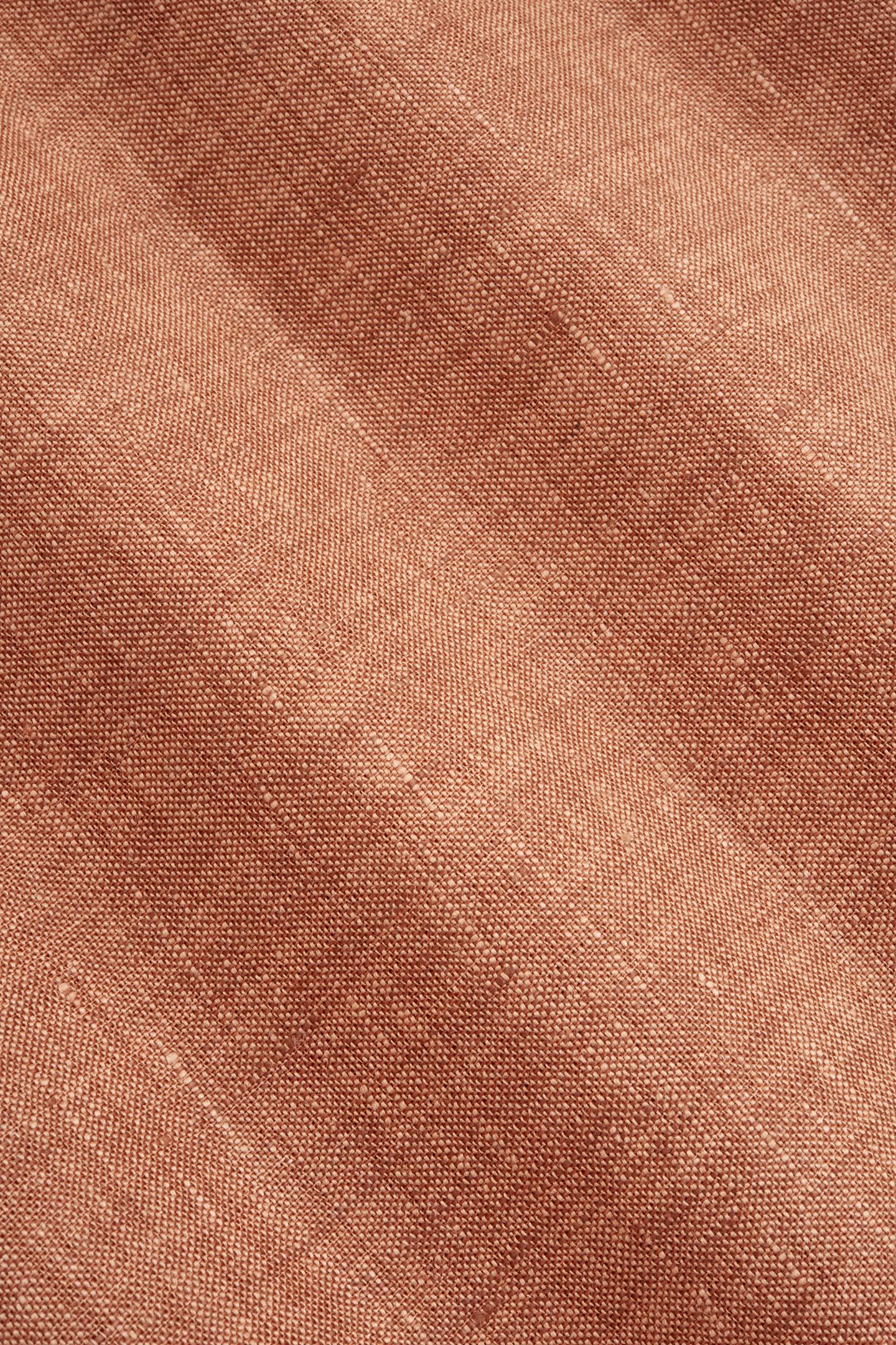 PURE LINEN RUST ORANGE 9