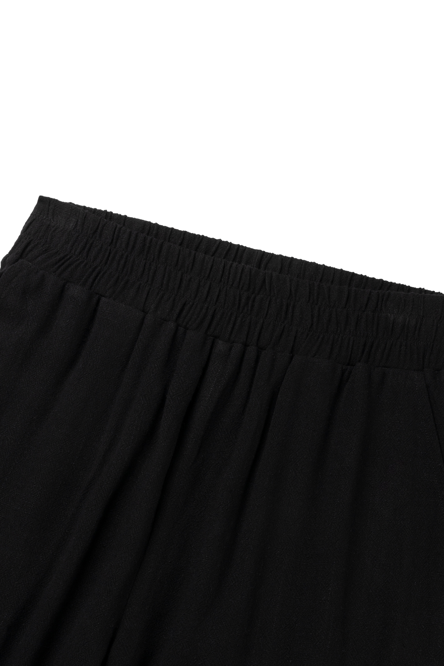 NOUS SOMMES LABELS – LENNIE LINEN PANTS BLACK 3