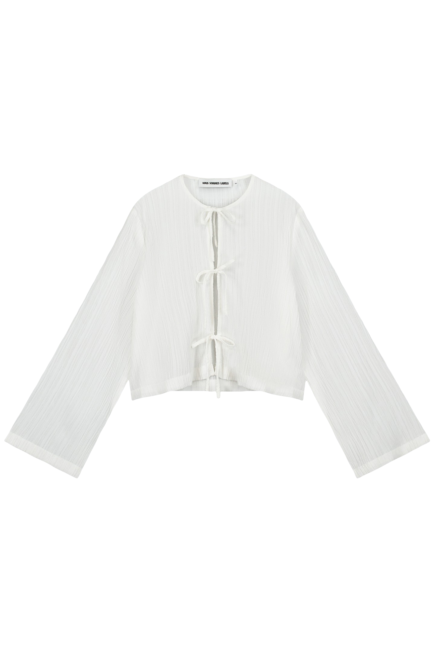 NOUS SOMMES LABELS – GEORGIE BLOUSE WHITE 1