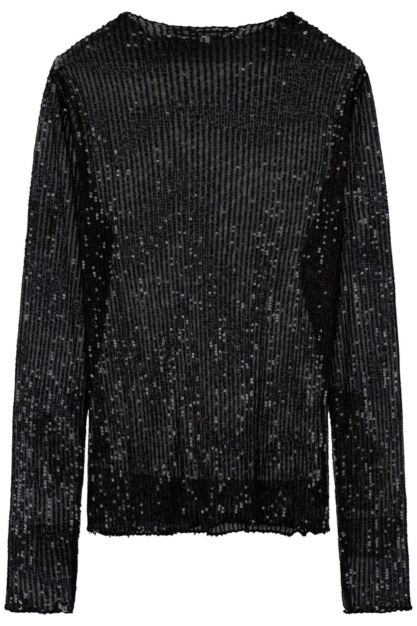 NOUS SOMMES LABELS – JENNIE SEQUIN TOP BLACK 2