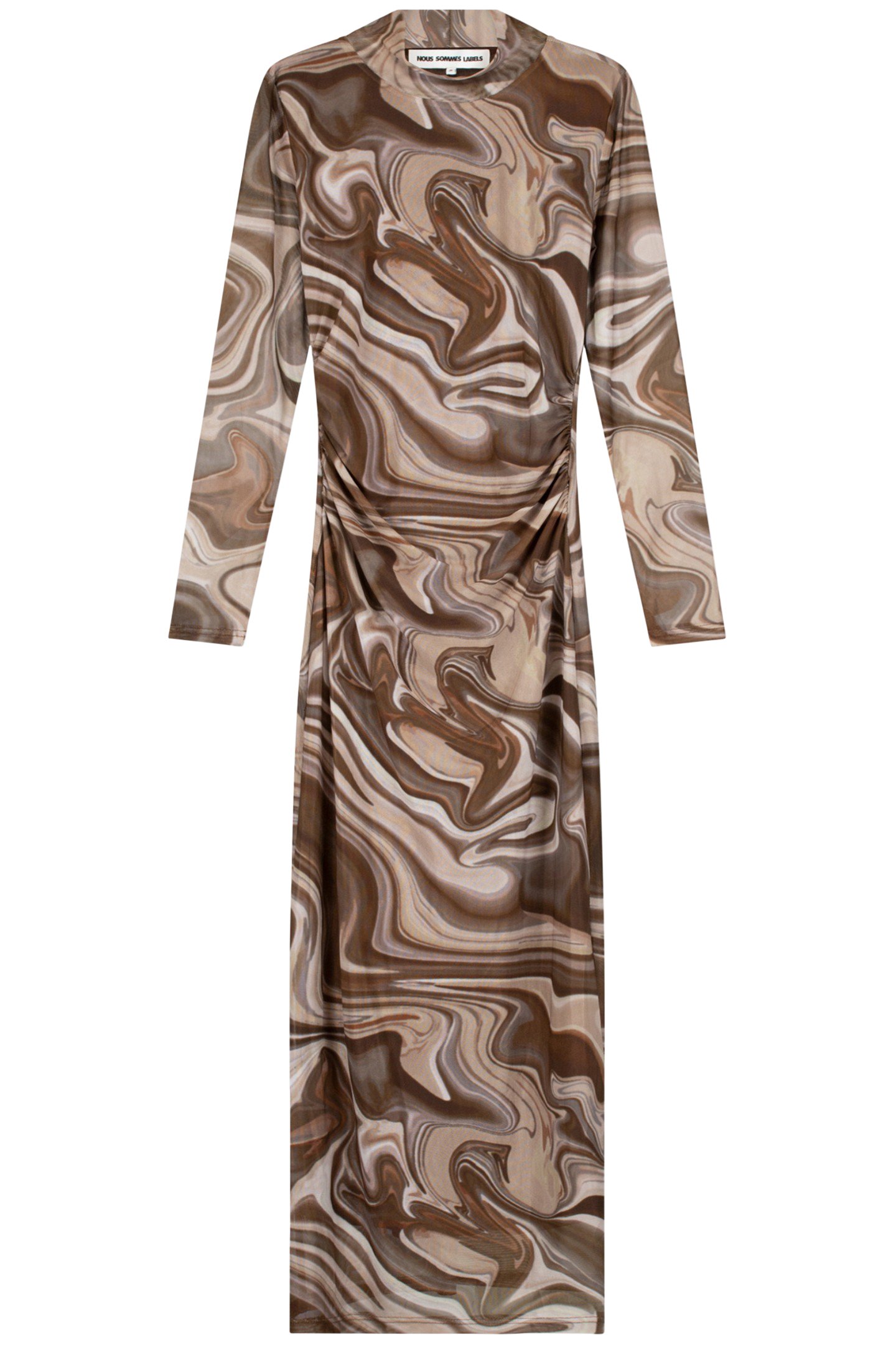 NOUS SOMMES LABELS – TIMMIE DRESS BROWN 1