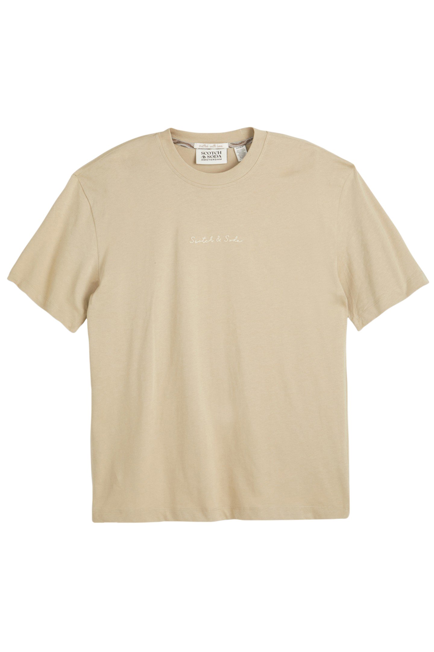 SS GRAPHIC OVERSIZED TEE TAUPE 1