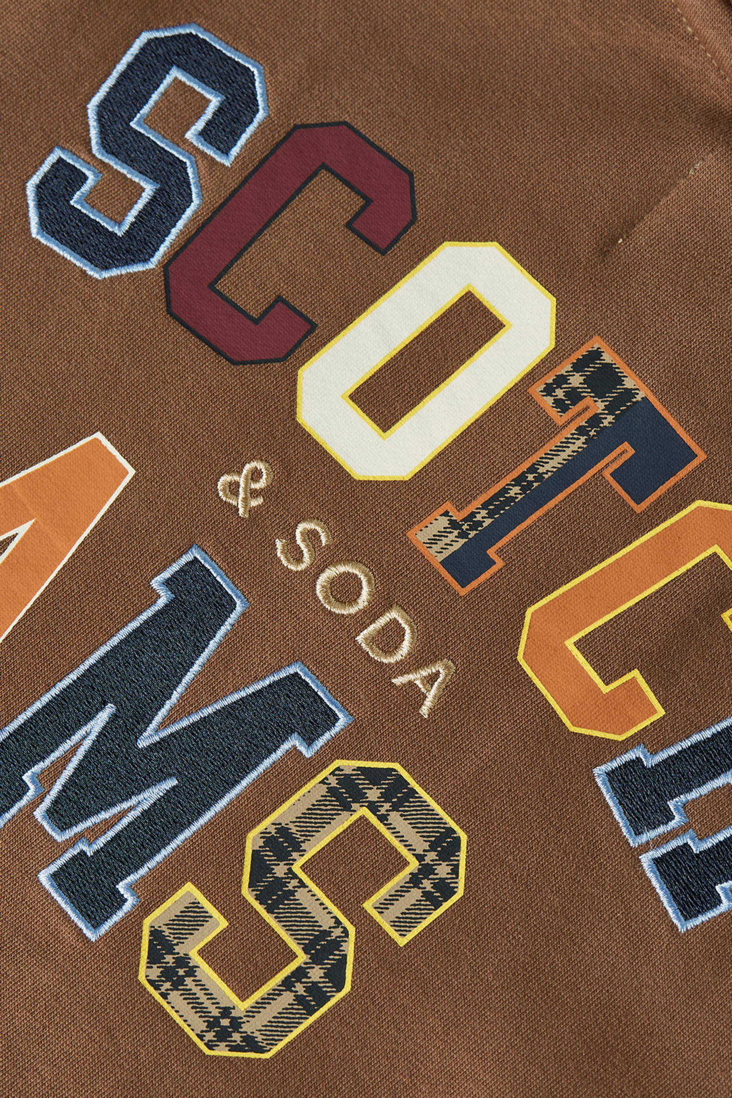 BOYS ZIP UP FLEECE HOODIE BROWN 3