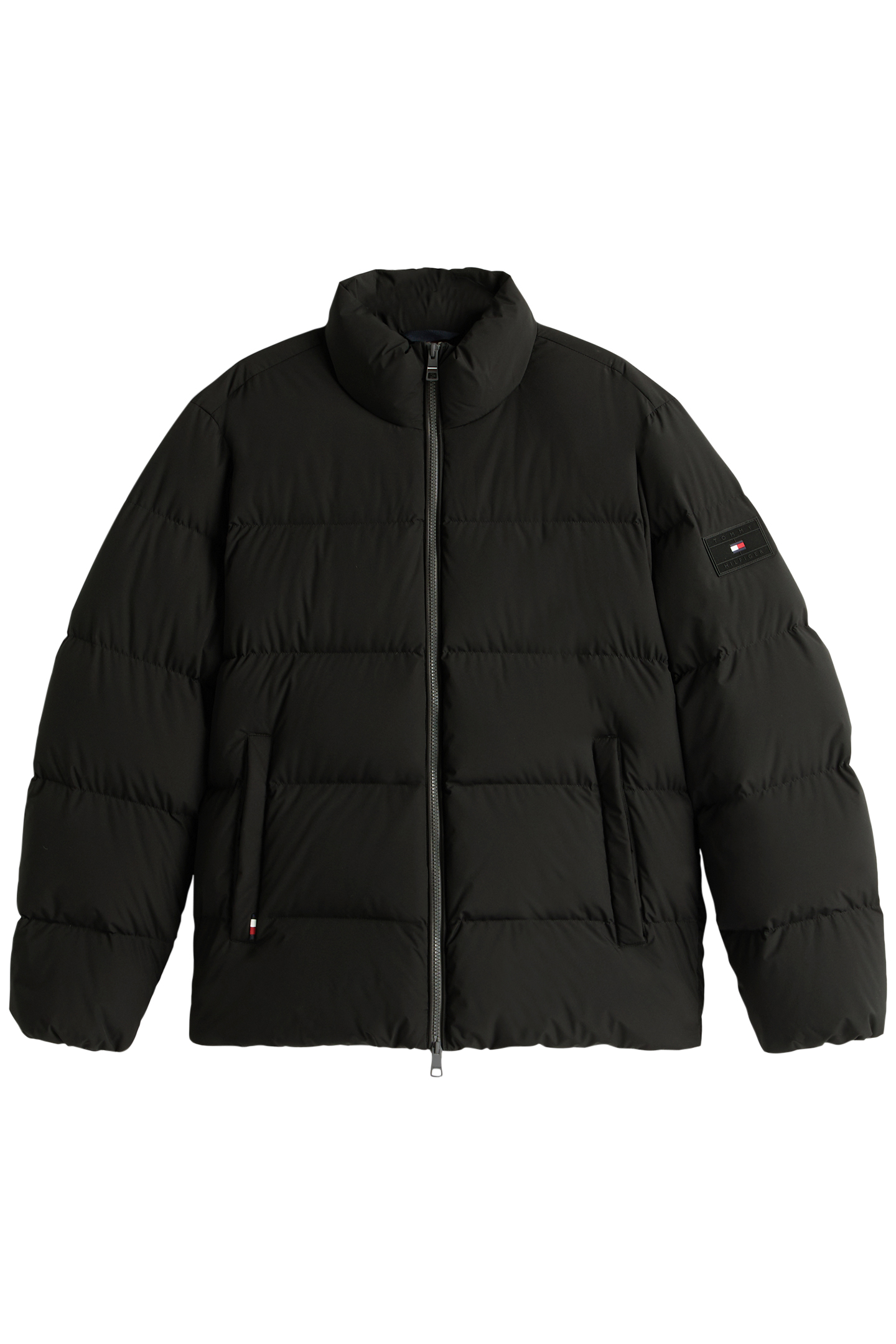 DOWN STAND PUFFER JACKET BLACK 3