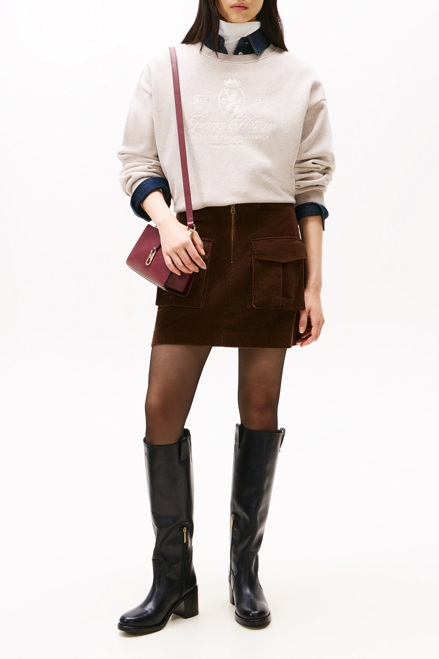 RIDING LEATHER LONG BOOTS BLACK 2