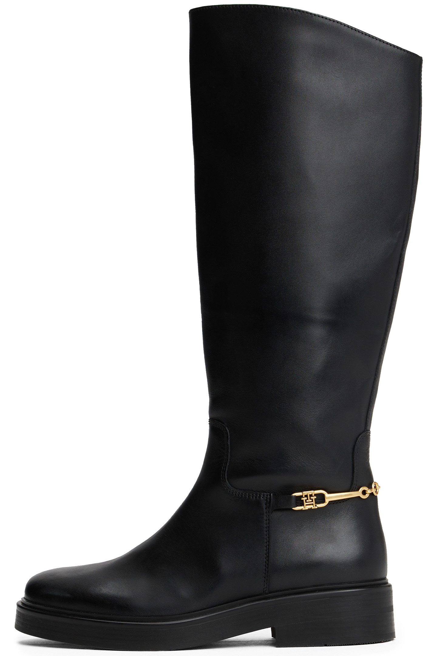 HORSEBIT RIDING LEATHER BOOTS BLACK 5