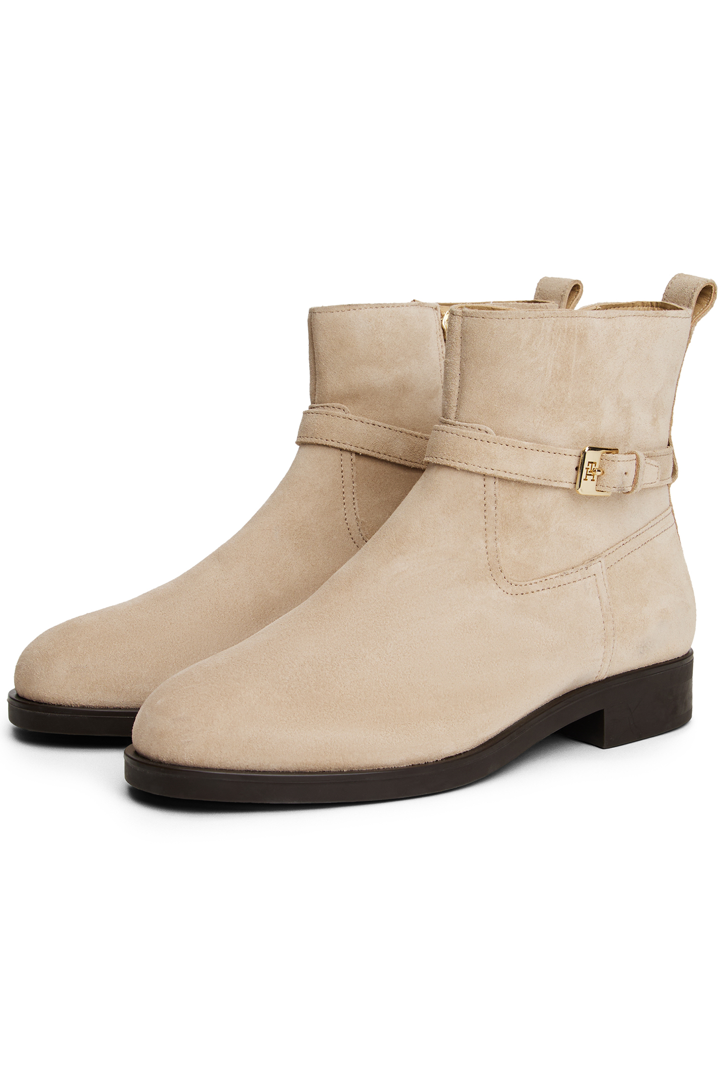 BUCKLE RIDING SUEDE BOOTS HORSERADISH 2