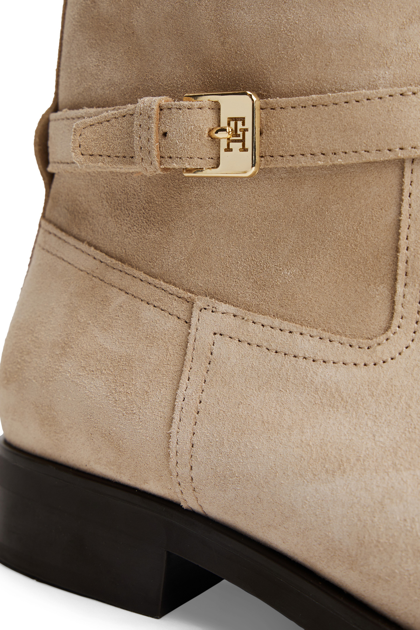 BUCKLE RIDING SUEDE BOOTS HORSERADISH 5