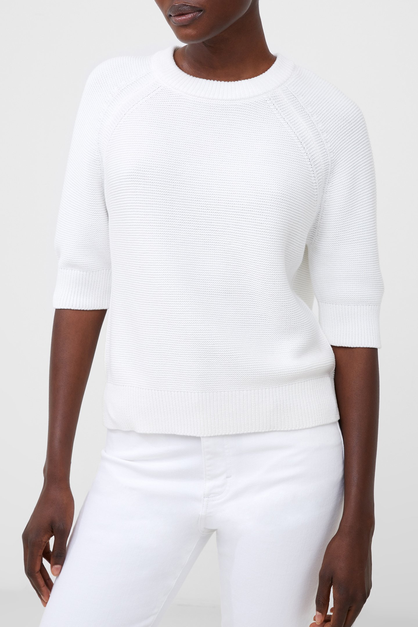 LILY MOZART SHORT SLV JUMPER SUMMER WHITE 1