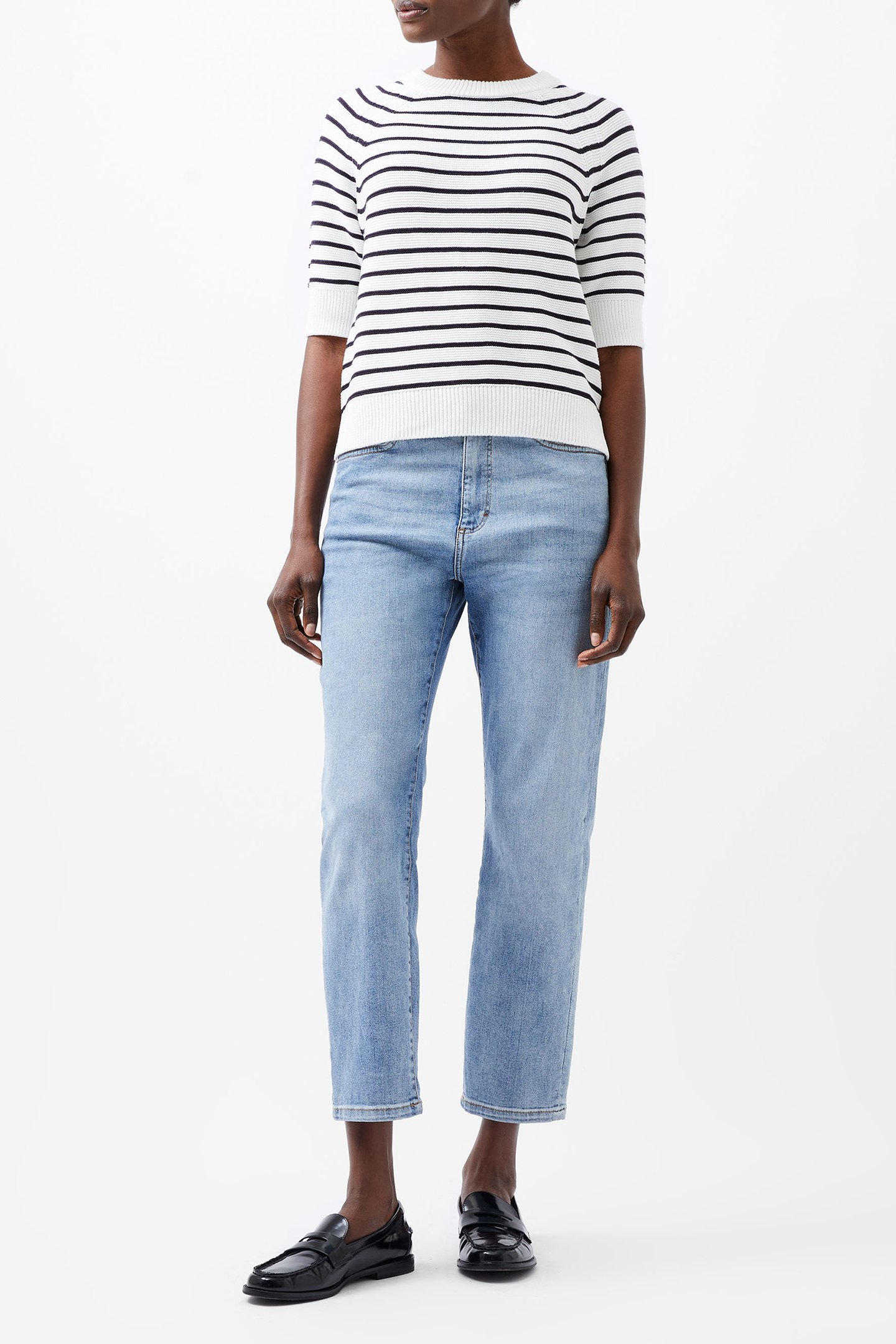 LILY MOZART STRIPE SHORT SUMMER WHITE/UTILITY 2