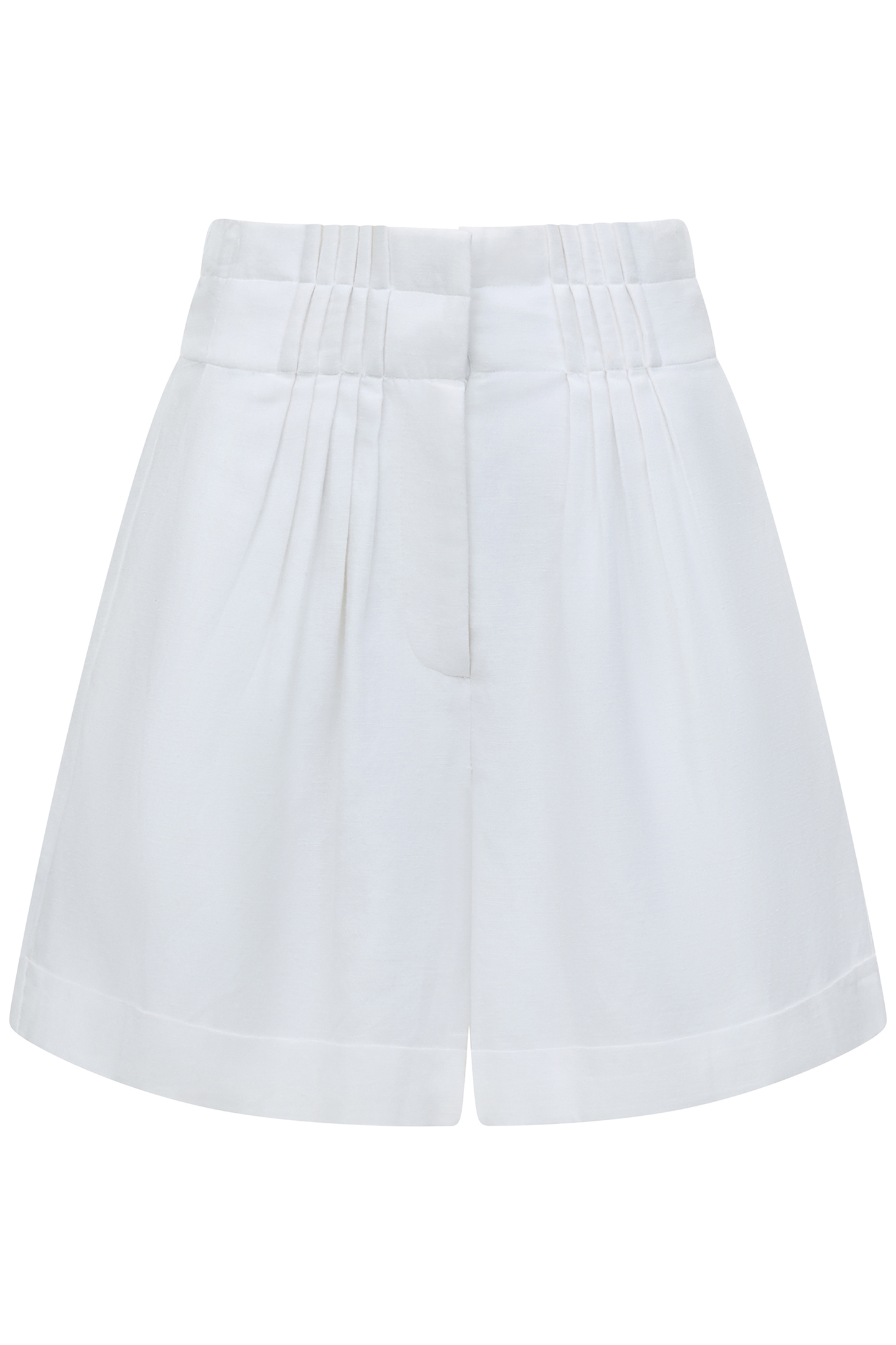 ARIETTE LINEN SHORTS LINEN WHITE 4