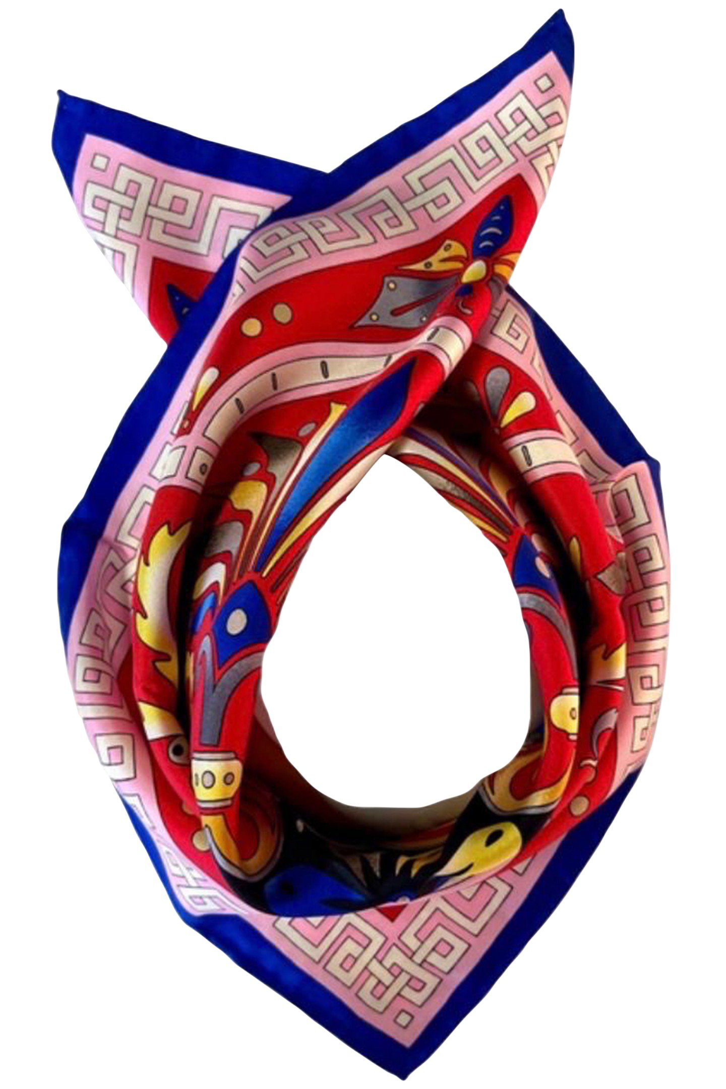SCARF BURANO SMALL 482 RED MULTI 1
