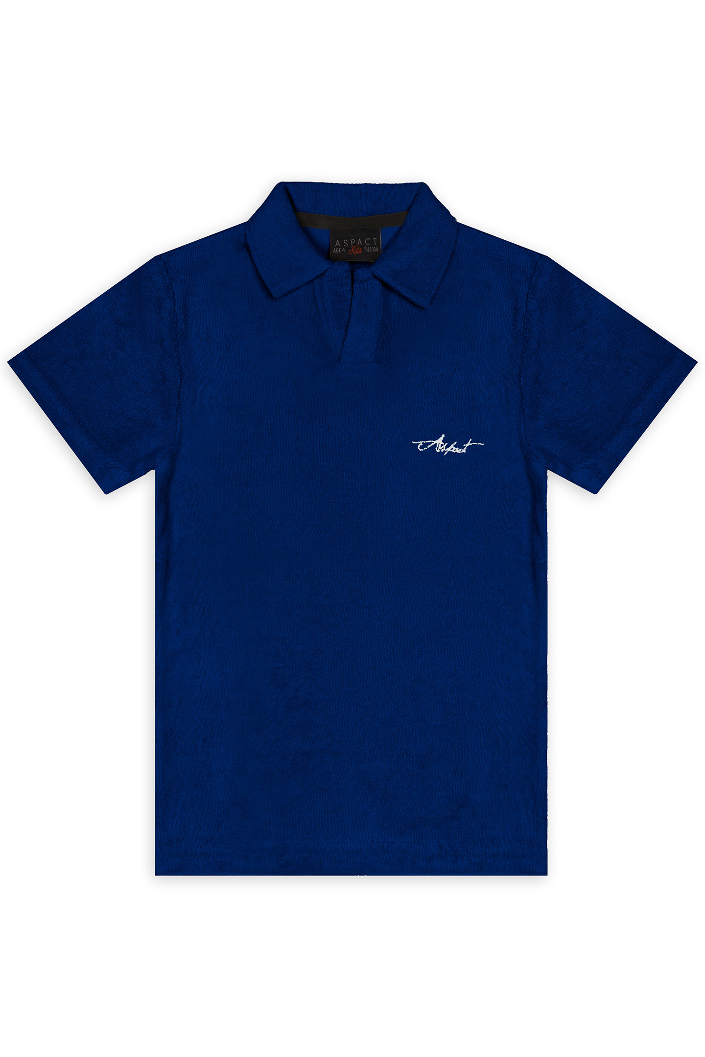 KIDS TERRY POLO BLUE 1