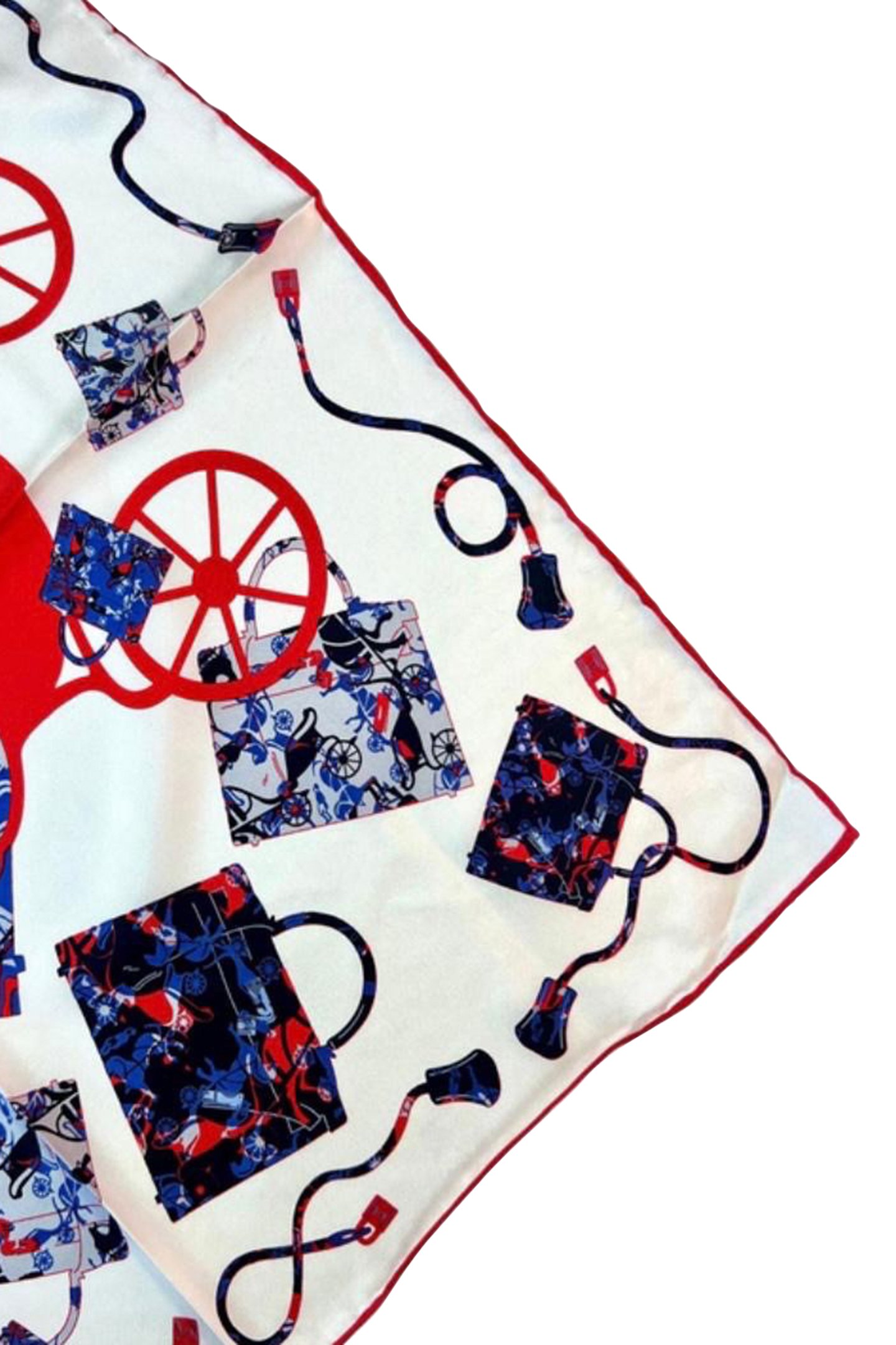 SCARF BURANO SMALL 423 WHITE/RED/BLUE 3