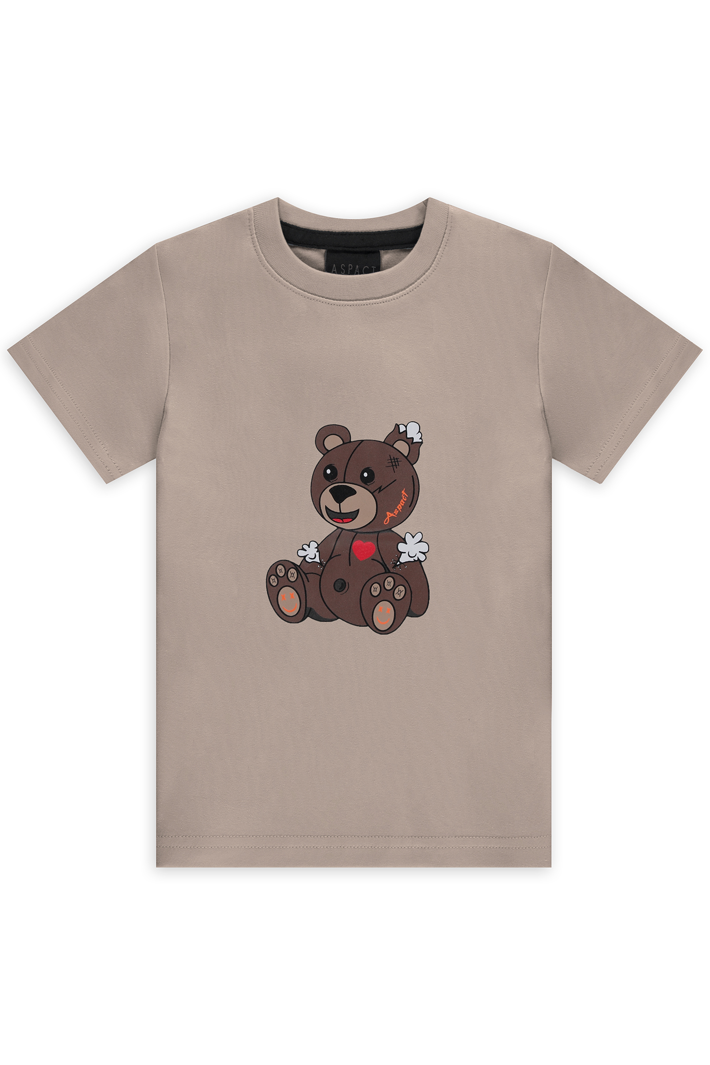 KIDS TEDDY TEE TAUPE 1