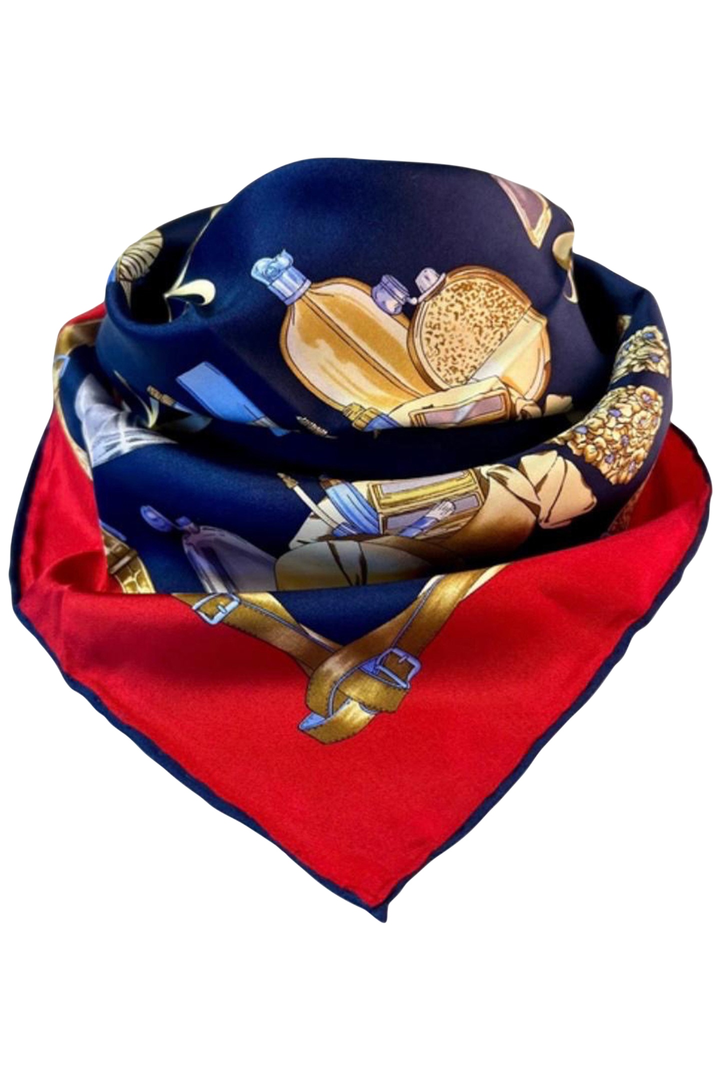 SCARF BURANO SMALL 466 RED/BLUE 2