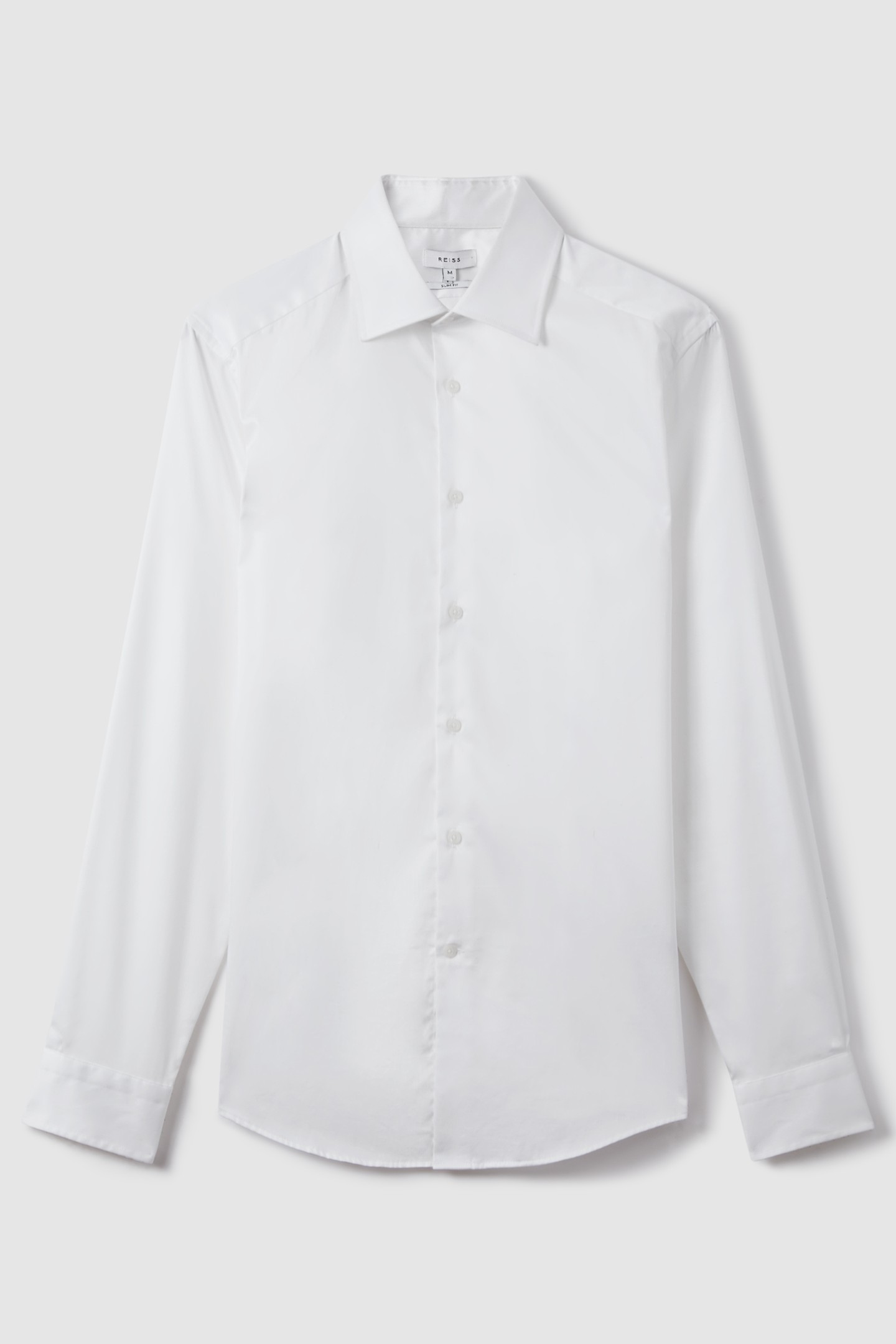 STRETCH SLIM FIT SHIRT WHITE 4
