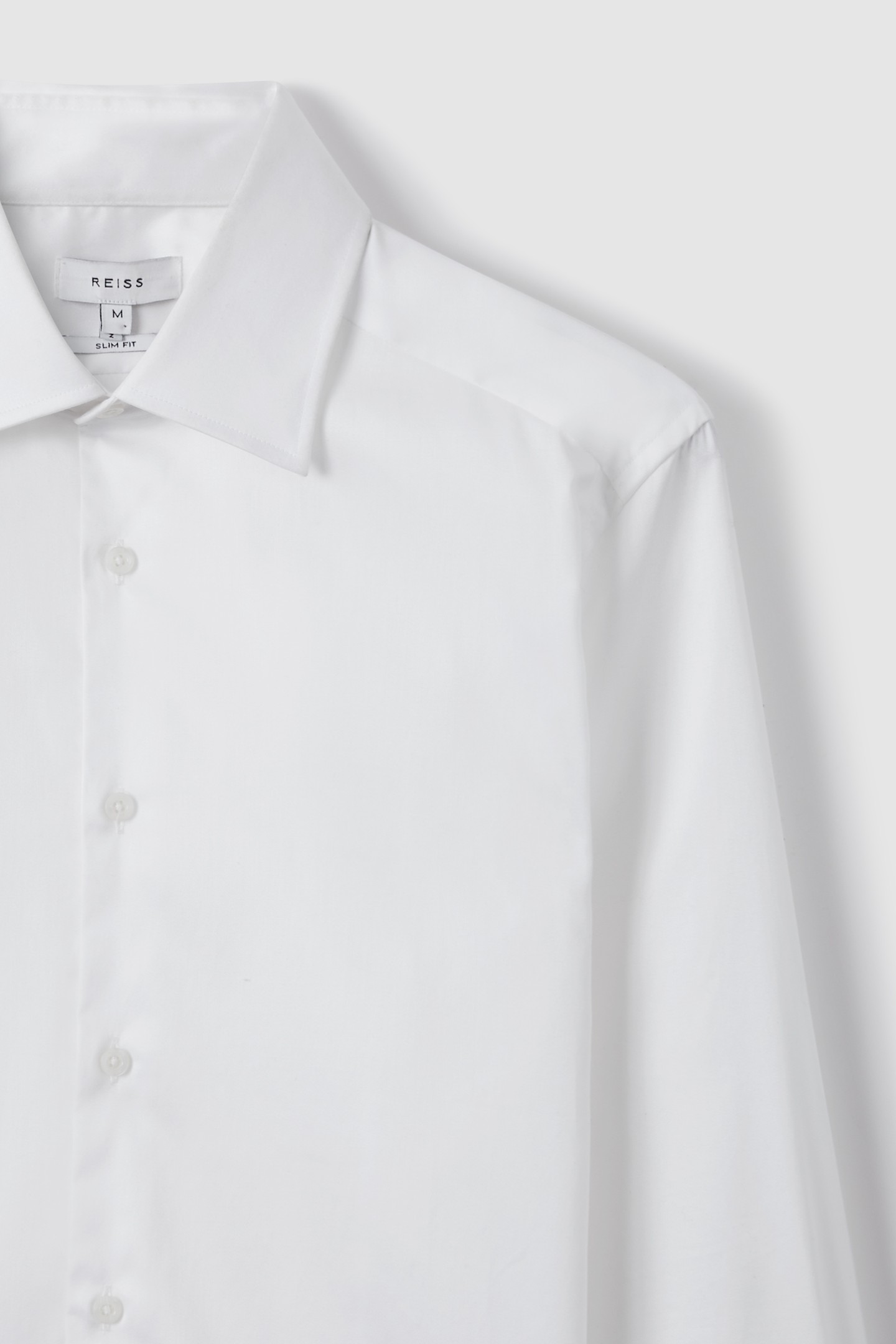 STRETCH SLIM FIT SHIRT WHITE 5