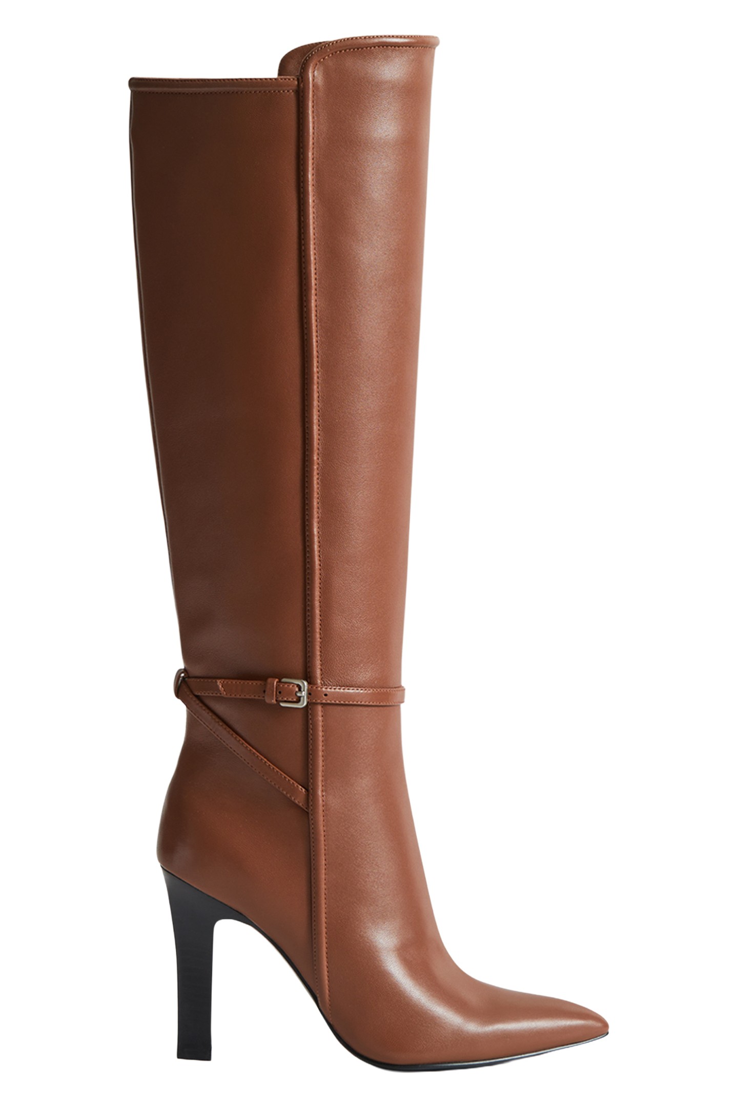 LEATHER KNEE BOOT TAN 3