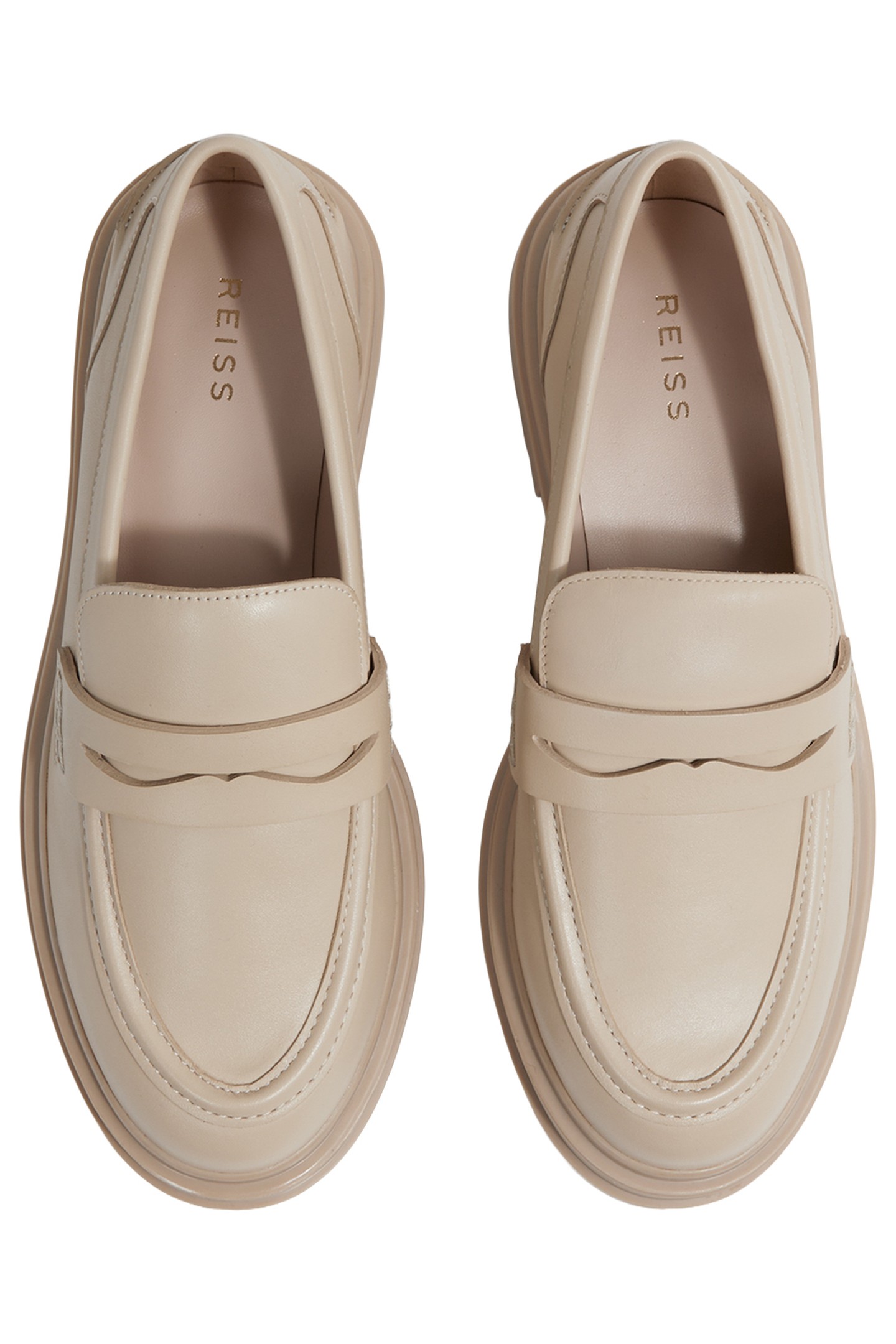 CLEATED SOLE LOAFER ECRU 3