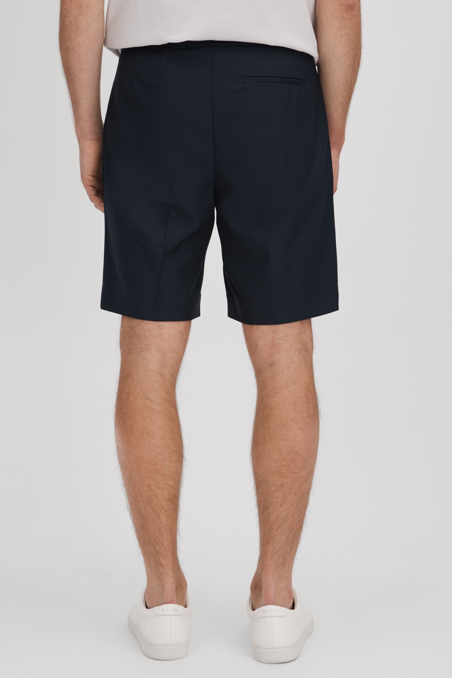 DRAWSTRING ELASTICATED WAIST SHORT NAVY 2