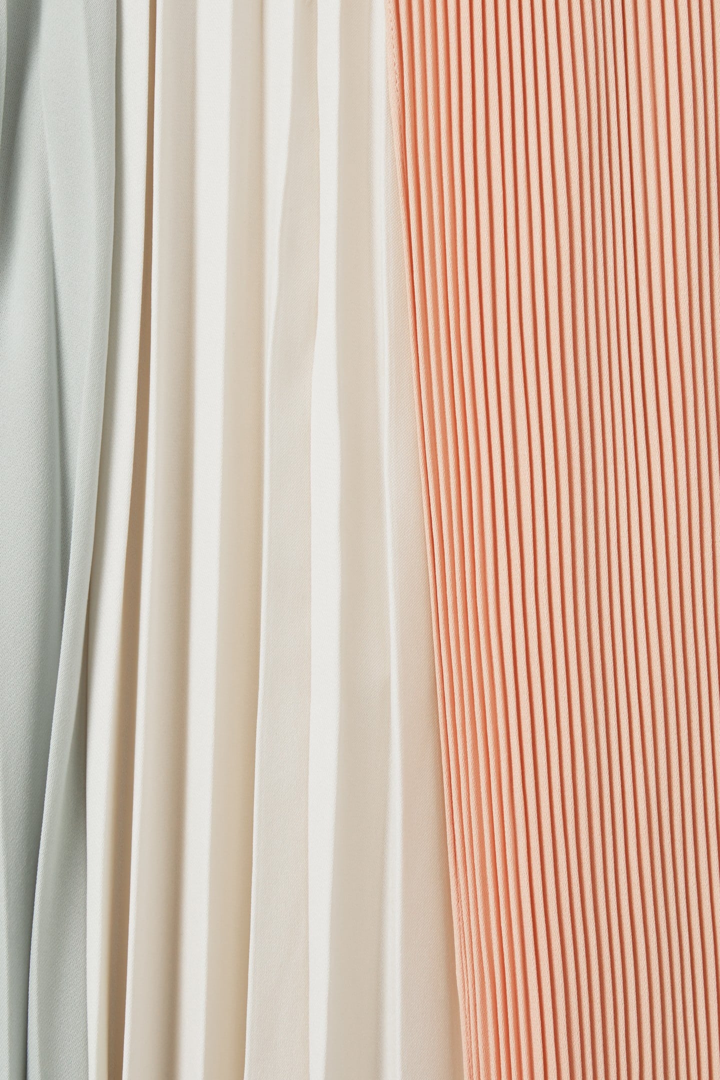 MULTI COLOR BLOCK PLEAT SKIRT PINK/CREAM 6