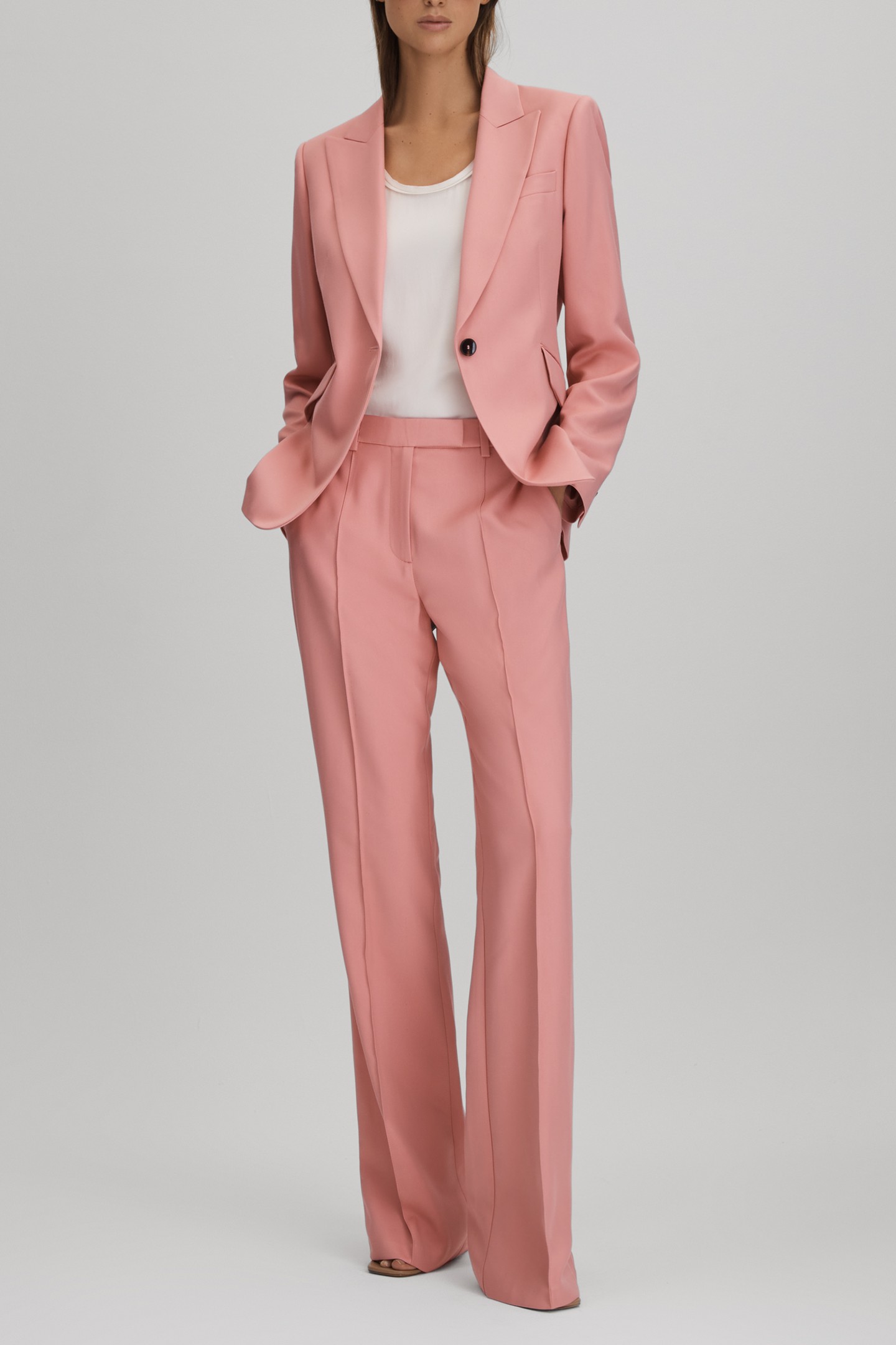 FLARE TROUSER PINK 1