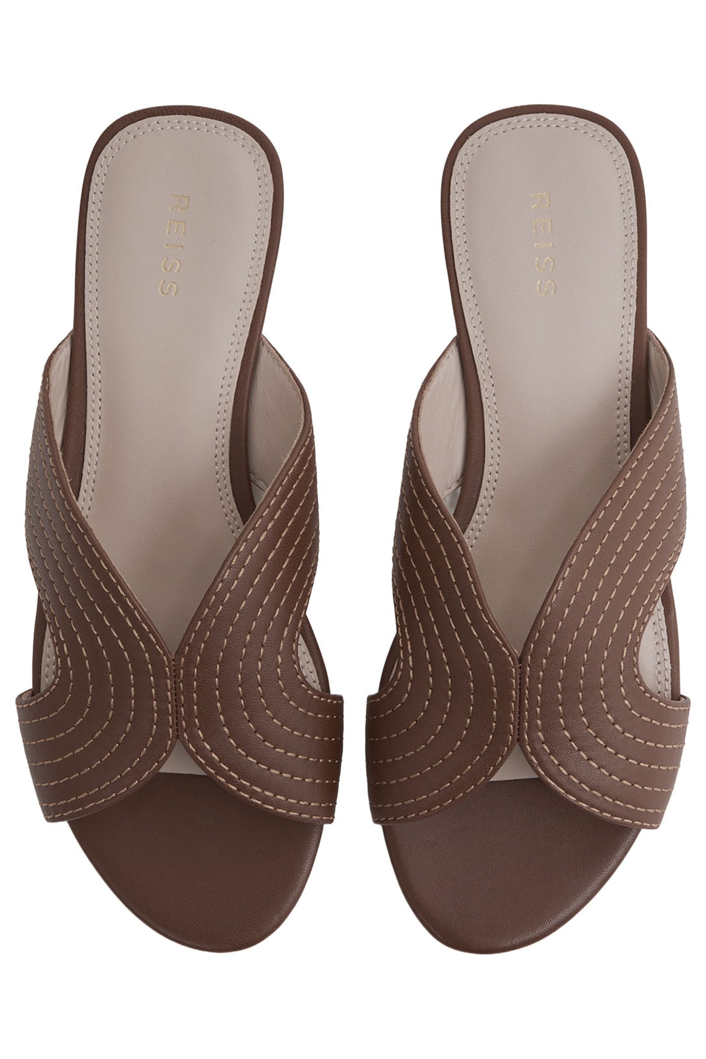 LEATHER SLIDER TAN 3