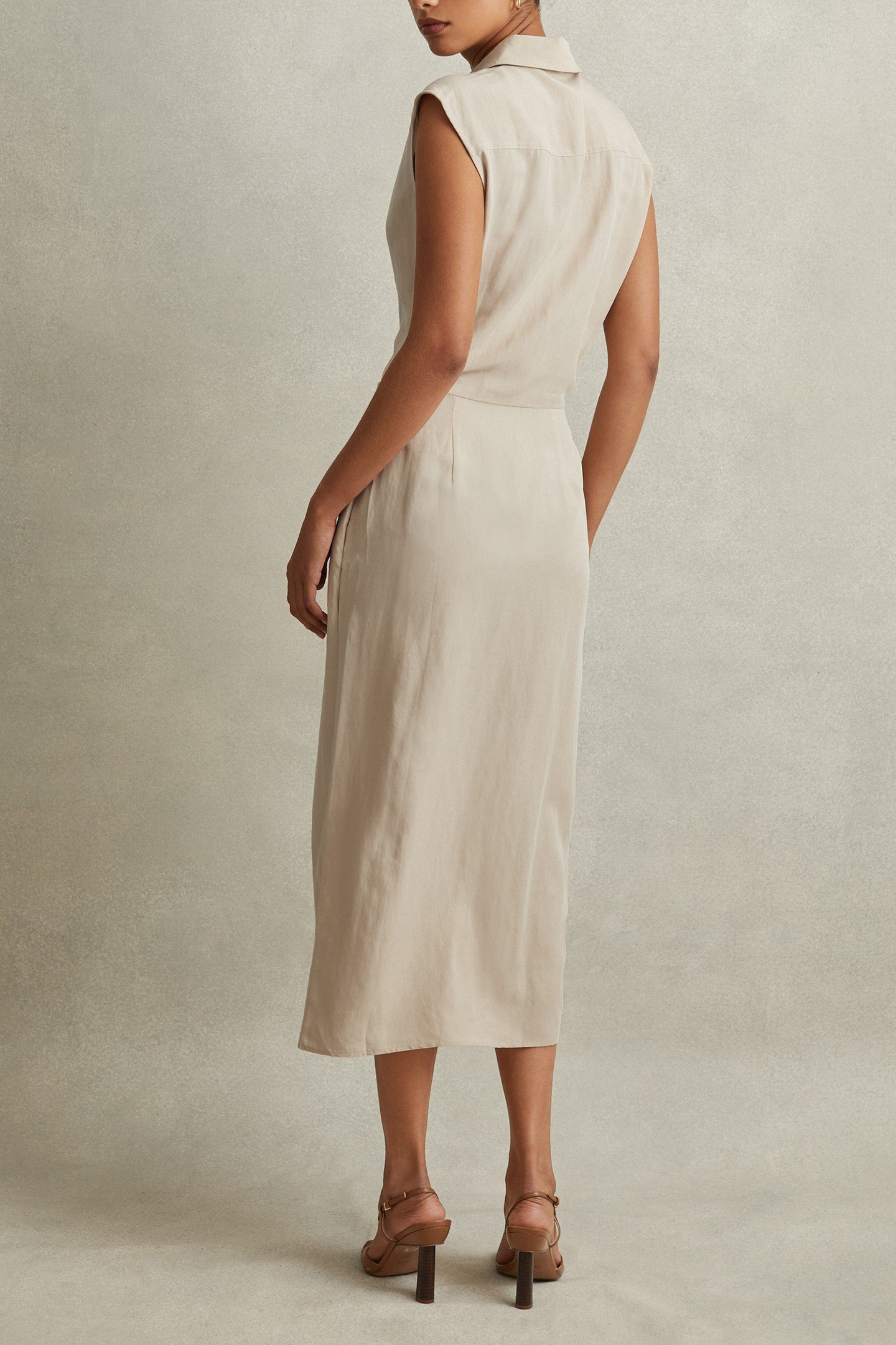 RELAXED SHIRT DRESS NEUTRAL 3