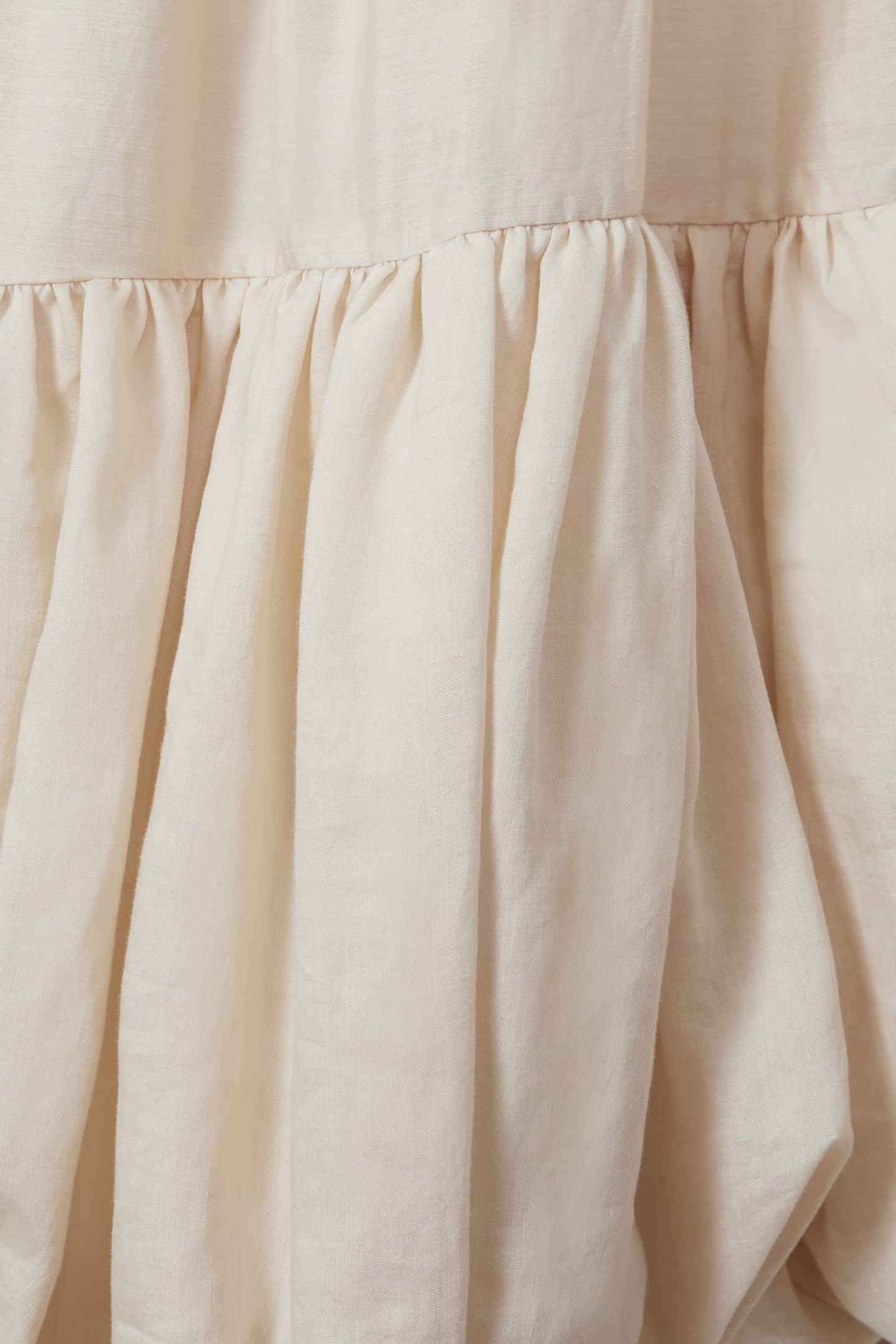 BUBBLE HEM DRESS CREAM 6