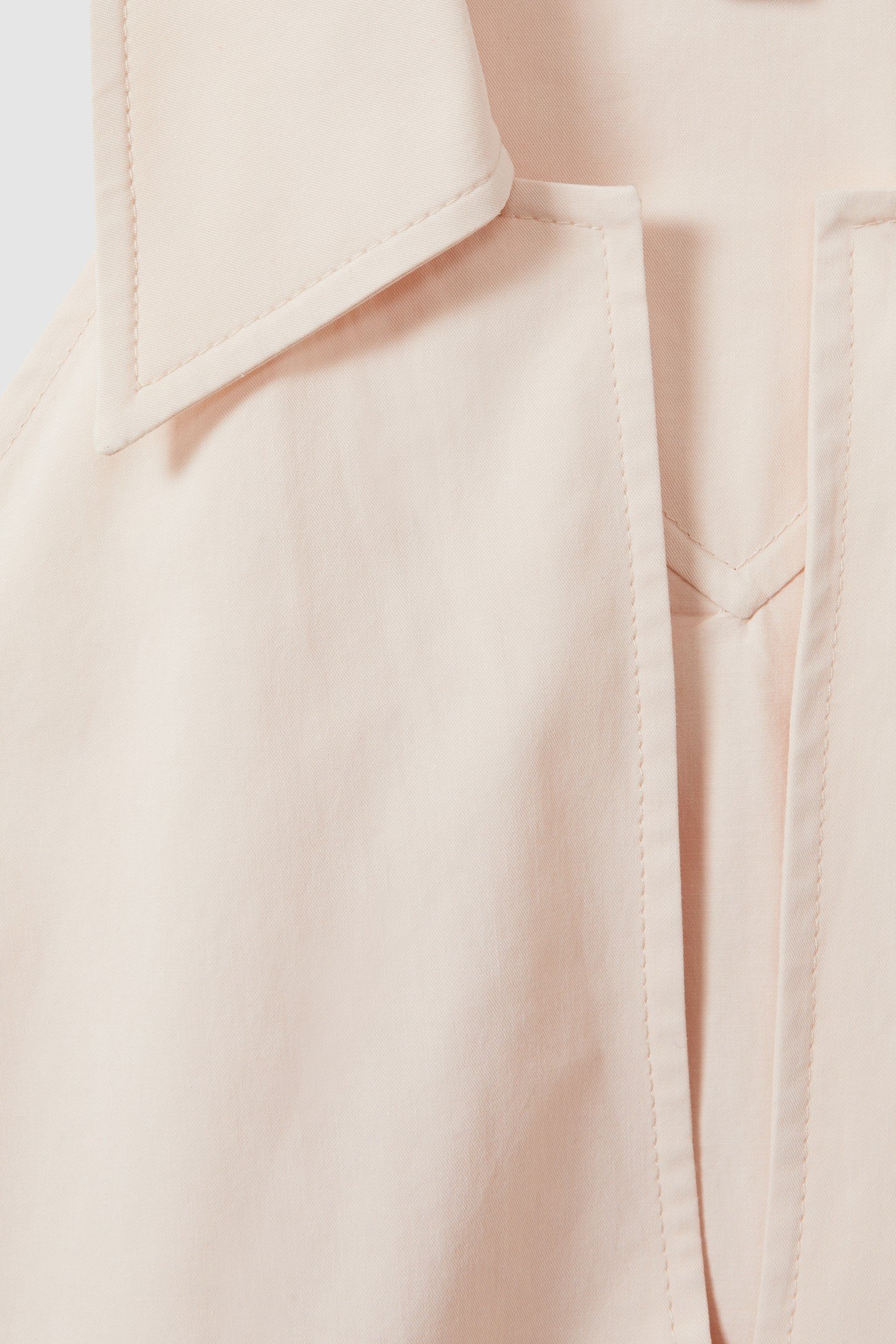 COTTON COLLAR SLEEVELESHORTSLEEVE TOP NEUTRAL 5