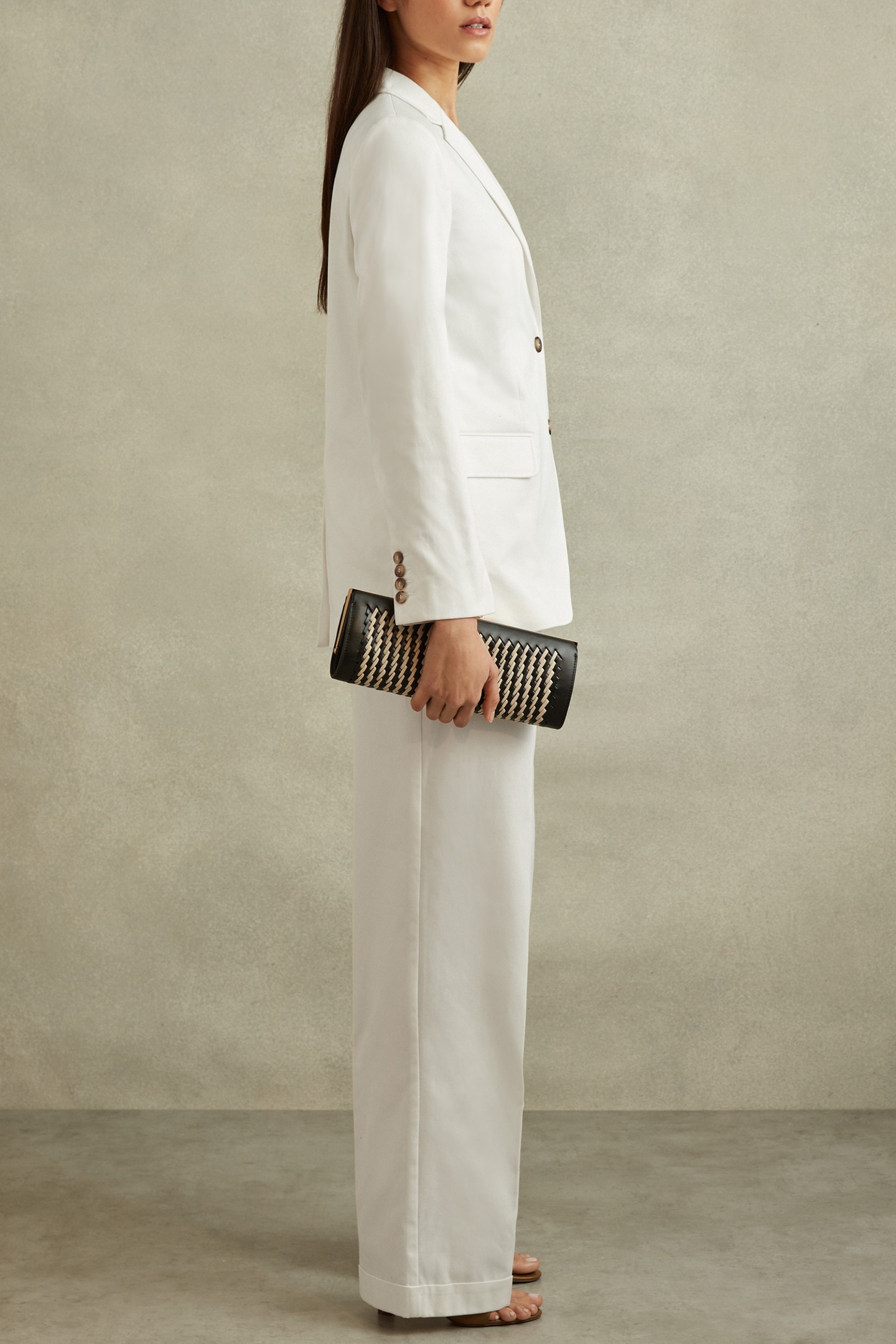 SB COTTON BLAZER WHITE 3